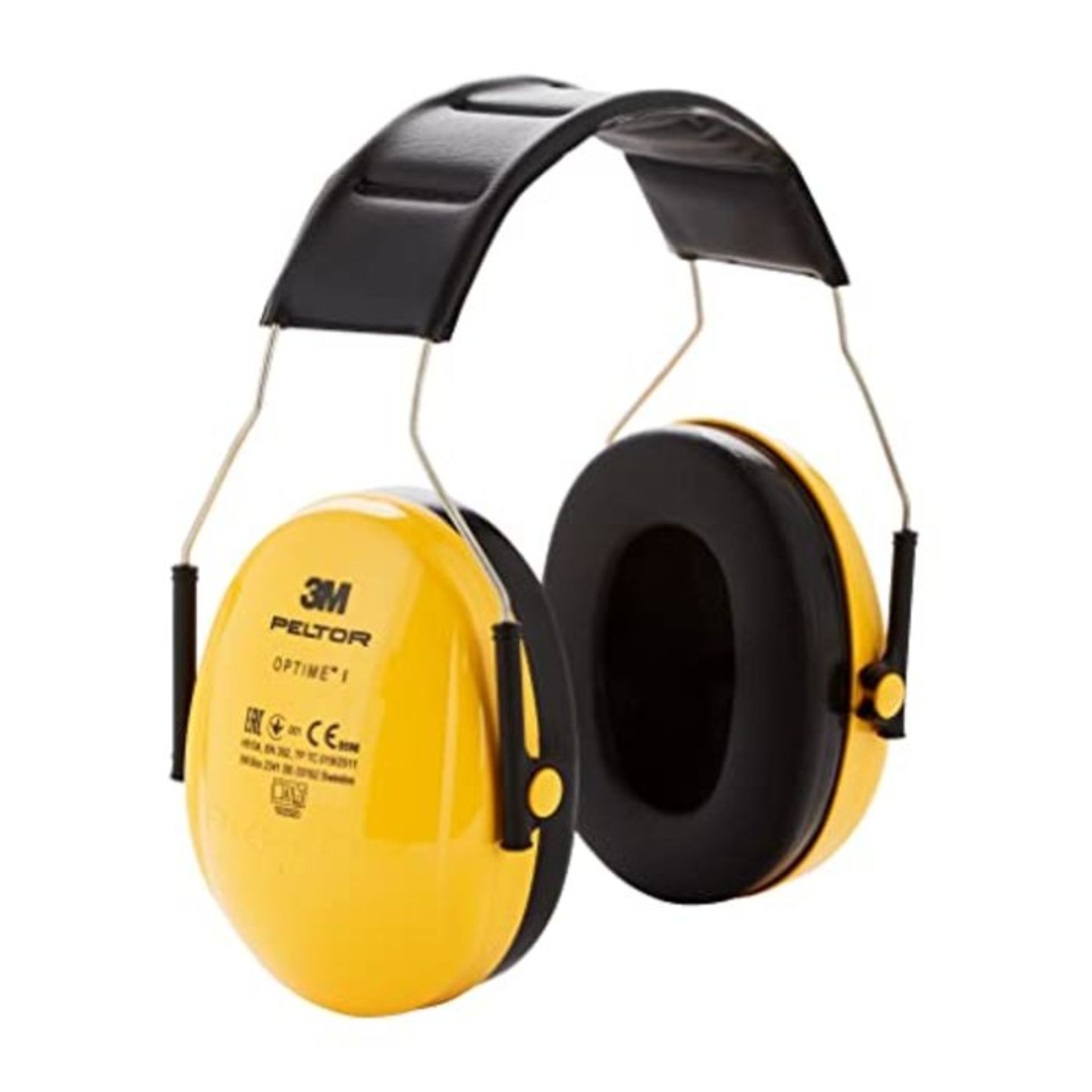3M Peltor Optime I, H510AC1, Ear Muffs Headband, Lightweight Ear defender, Hearing Pro