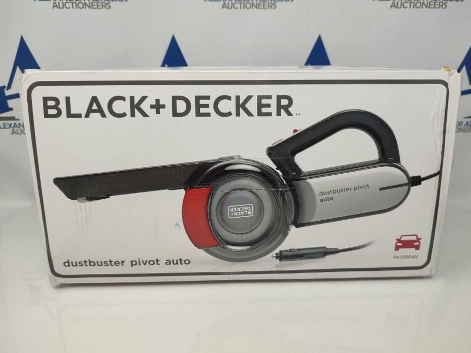 Black & Decker PV1200AV-XJ Car Vac, Grey/Red - Image 2 of 3