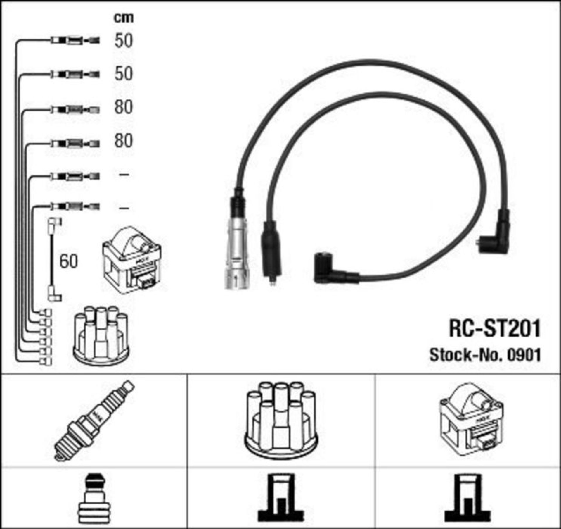 RRP £62.00 NGK 901 HT-SET