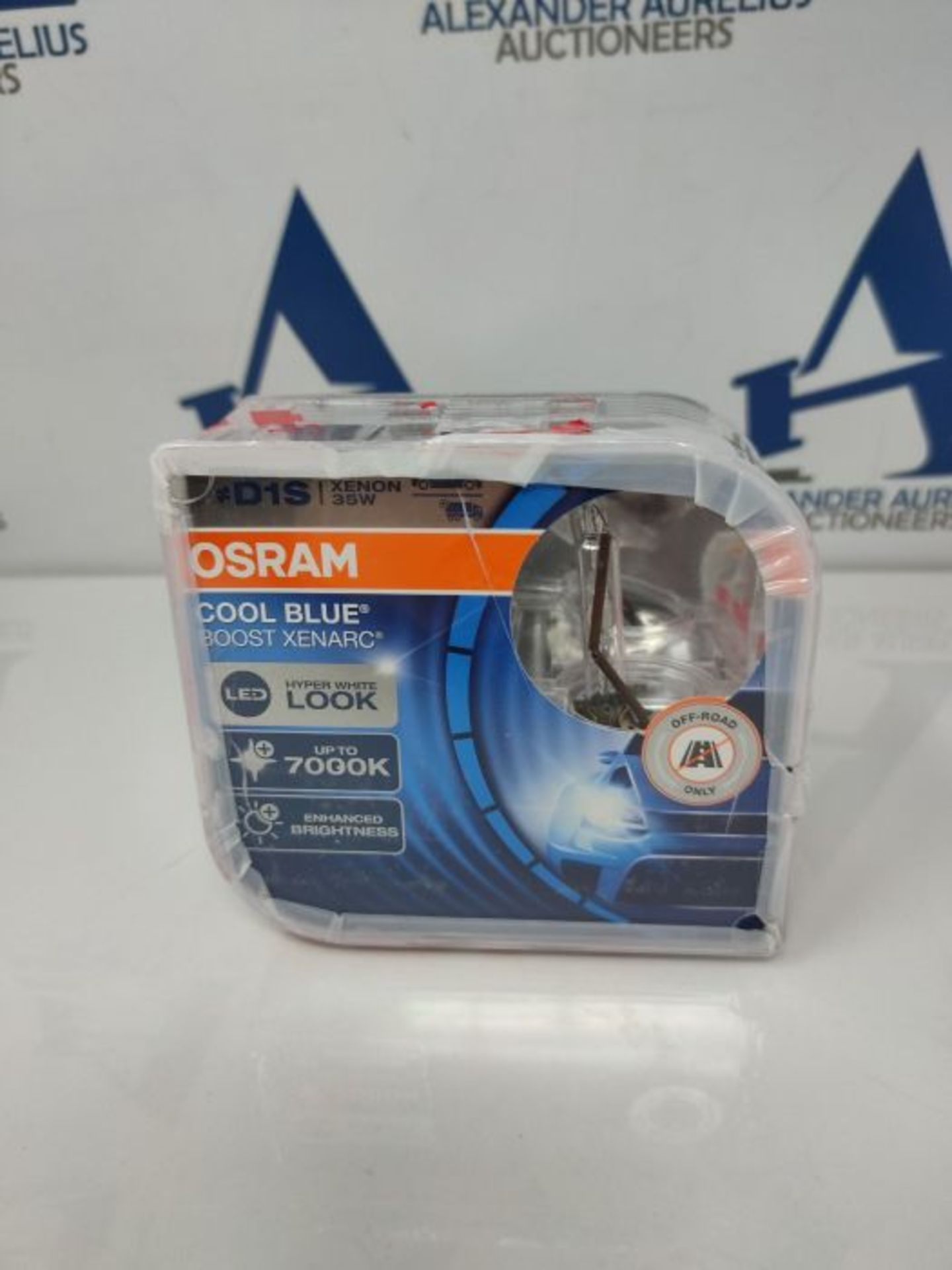 RRP £115.00 OSRAM Cool Blue Boost D1S , Halogen Headlight Lamp, 62211CBB-HCB, 12 V Passenger Car, - Image 2 of 3