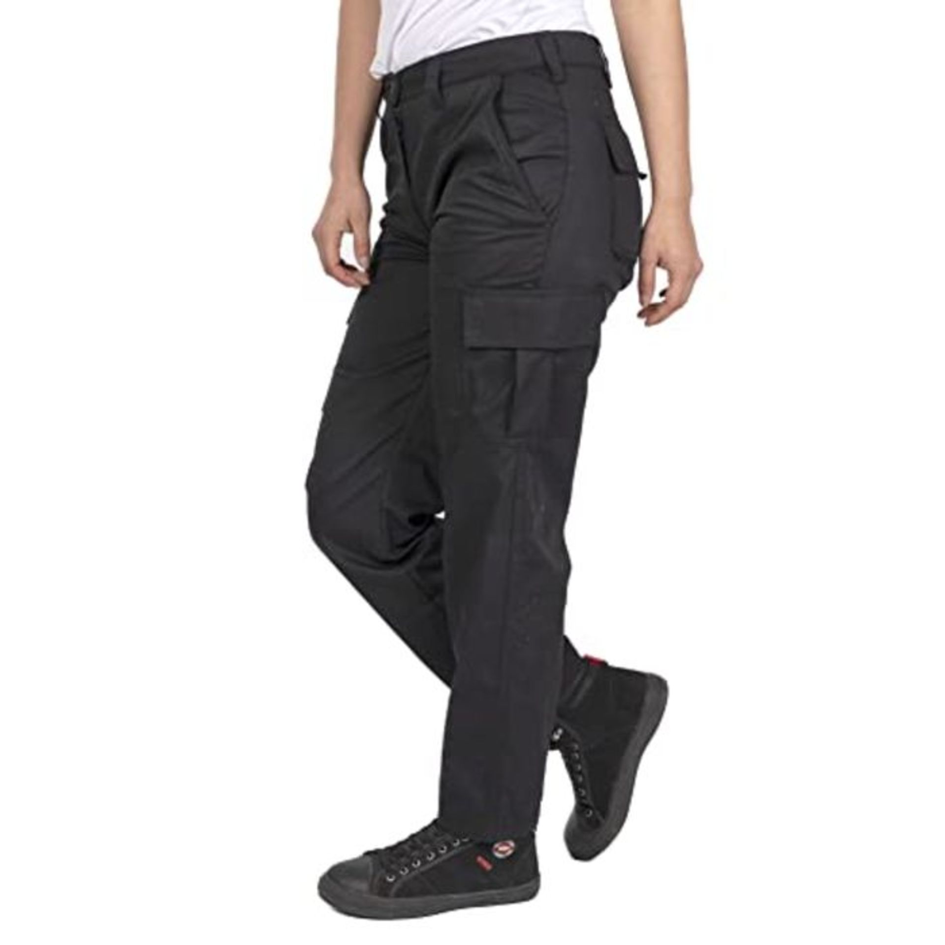 Lee Cooper Ladies Heavy Duty Easy Care Multi Pocket Work Safety Classic Cargo Pants Tr