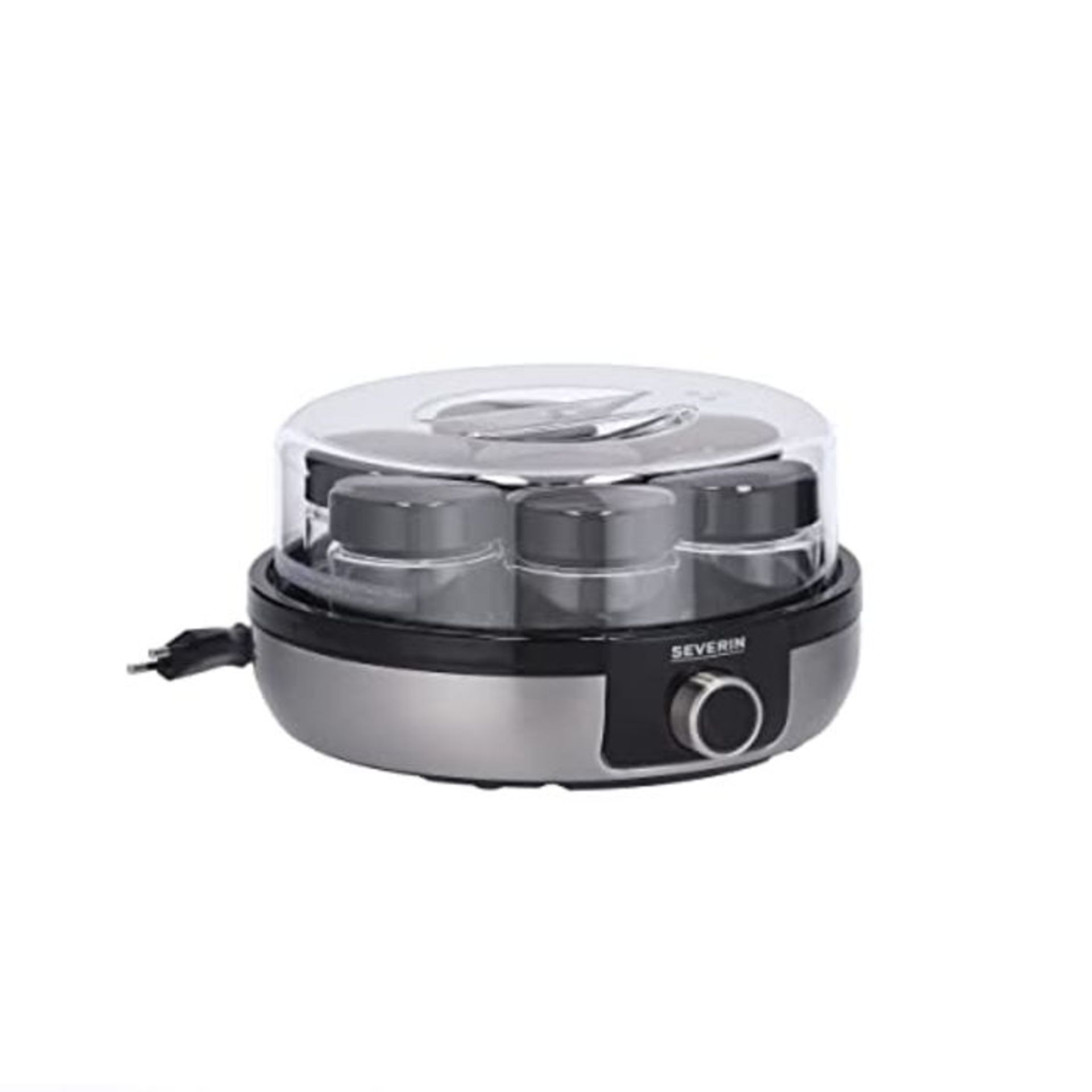 RRP £54.00 SEVERIN JG 3521 Yoghurt Maker with Digital LED Display, 7 Glasses of 150 ml, BPA-Free,