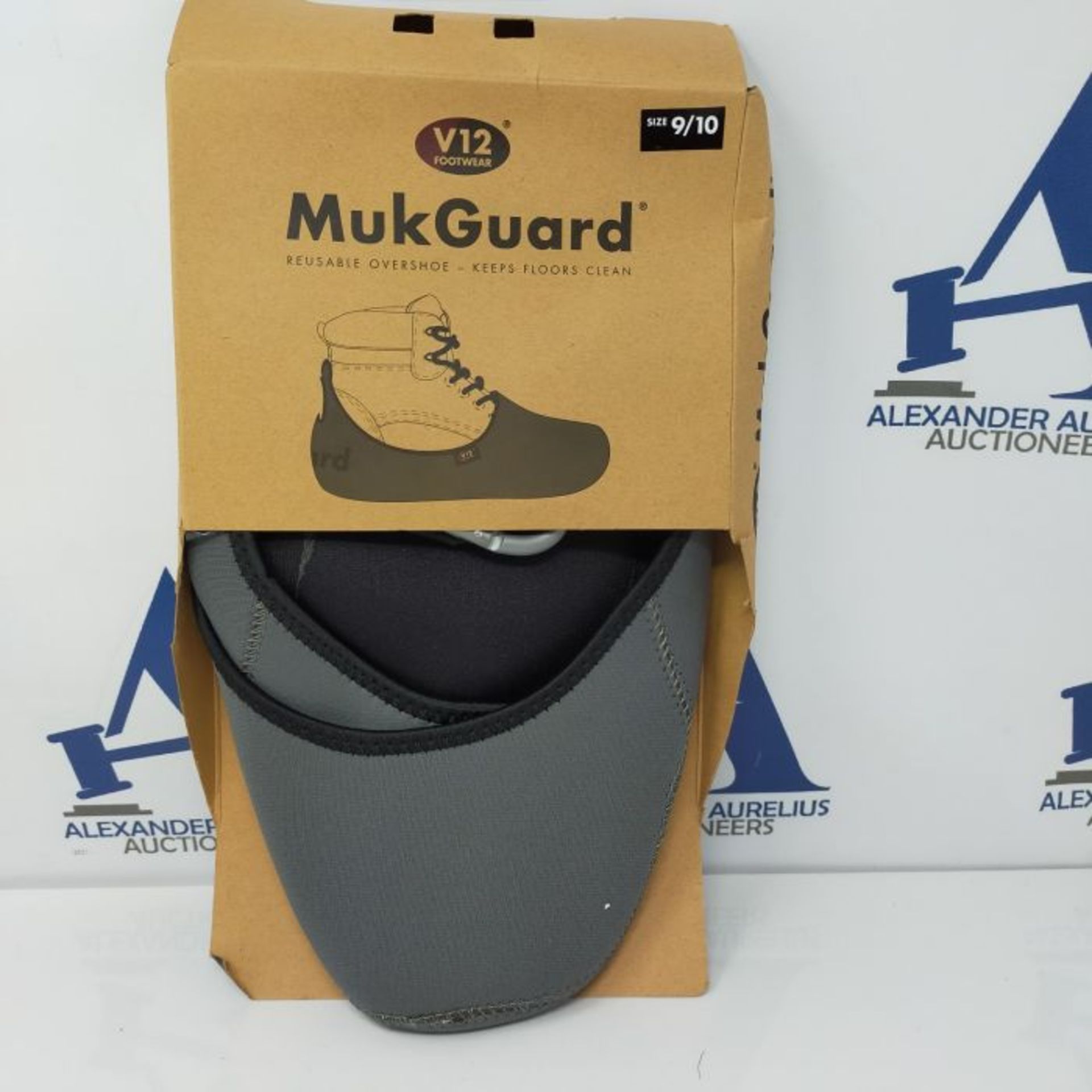 V12 MukGuard, Reusable Slip Resistant Neoprene Overshoe, L (09/10), Grey - Image 2 of 2