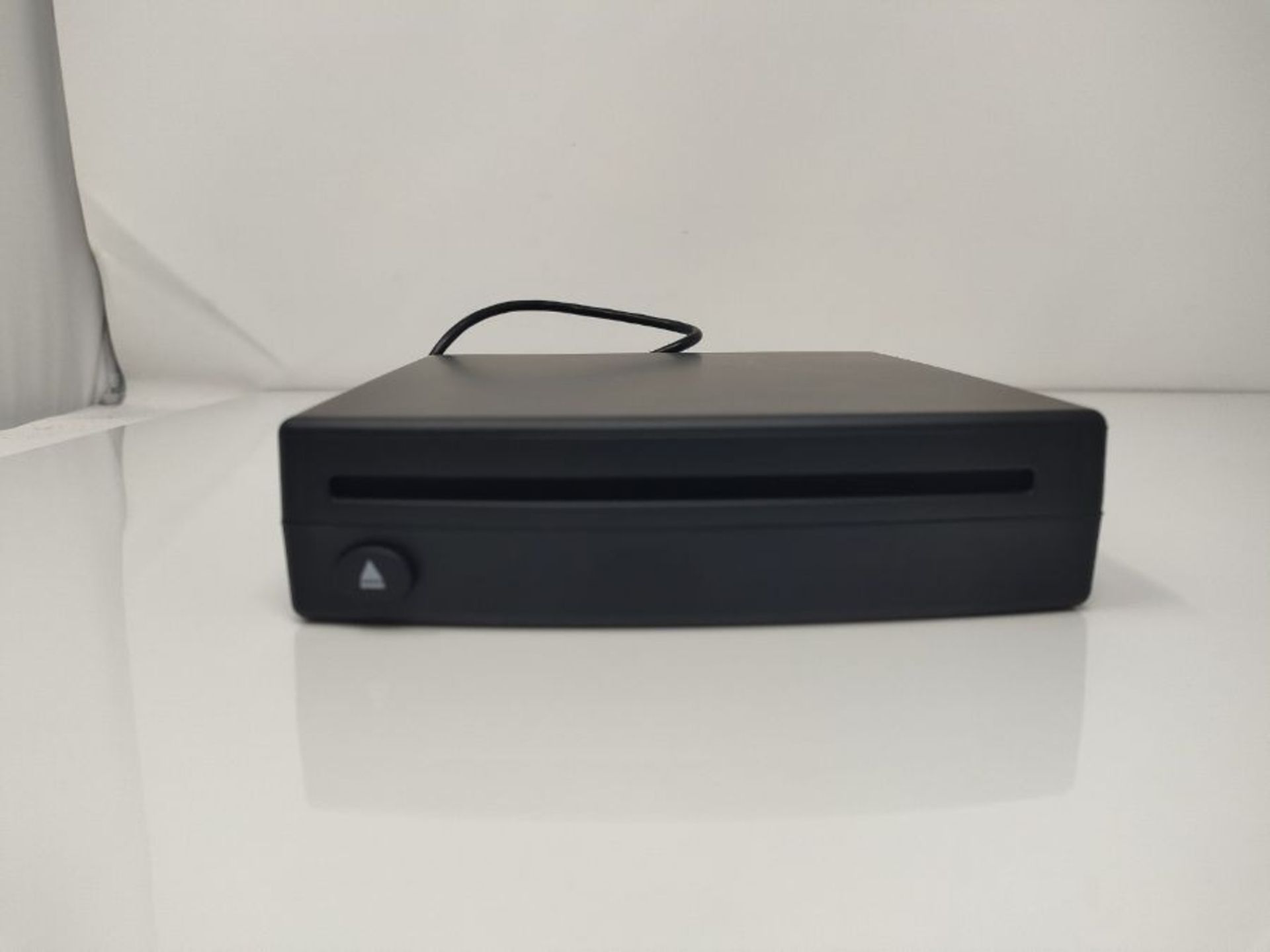 RRP £58.00 Wivarra Schwarz USB Schnittstelle Auto SUV Externe Stereo Radio Dish Box CD/DVD Player - Image 3 of 3