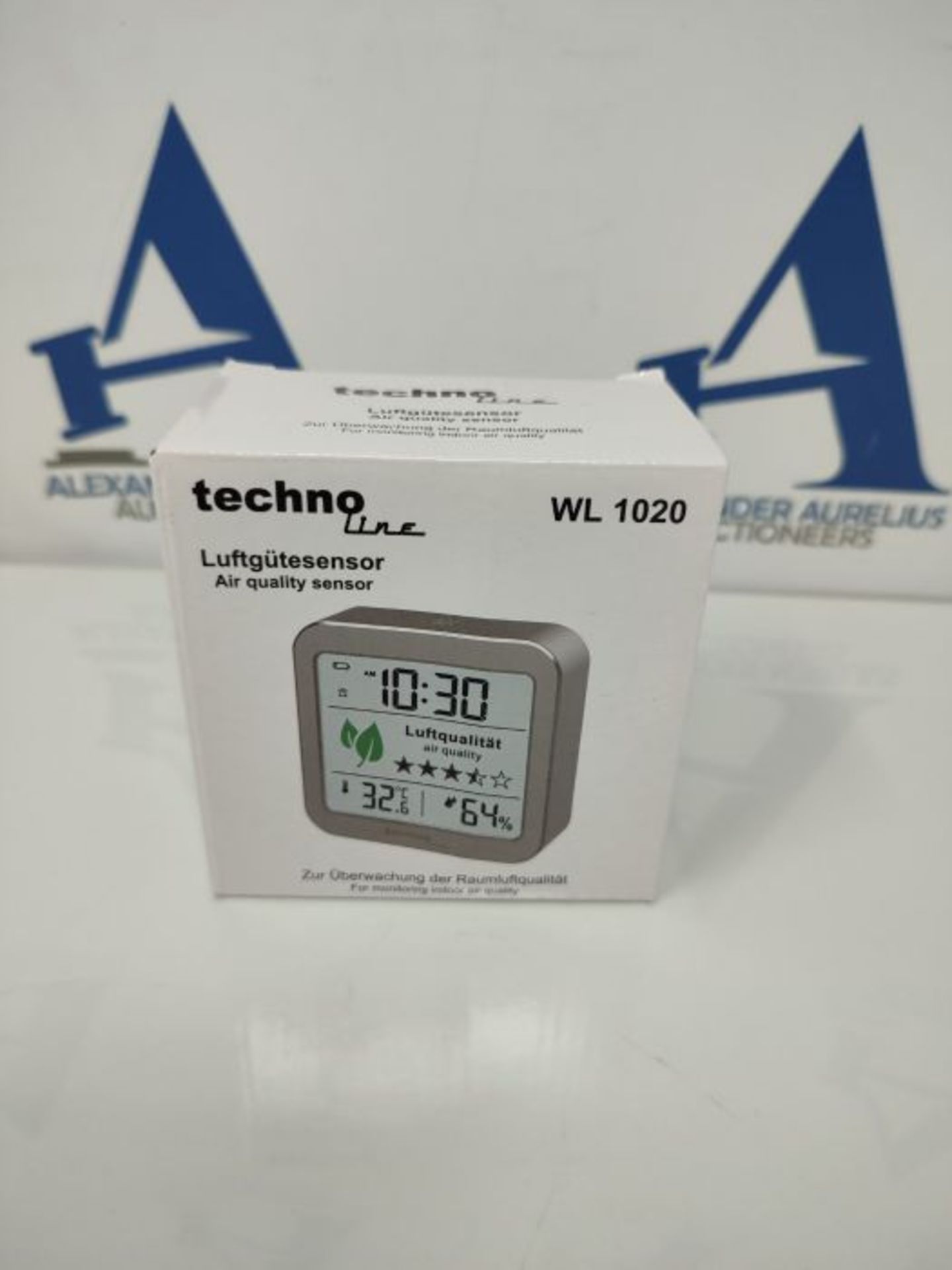 Technoline WL1020 Air Quality Monitor, Silver, White - Image 2 of 3