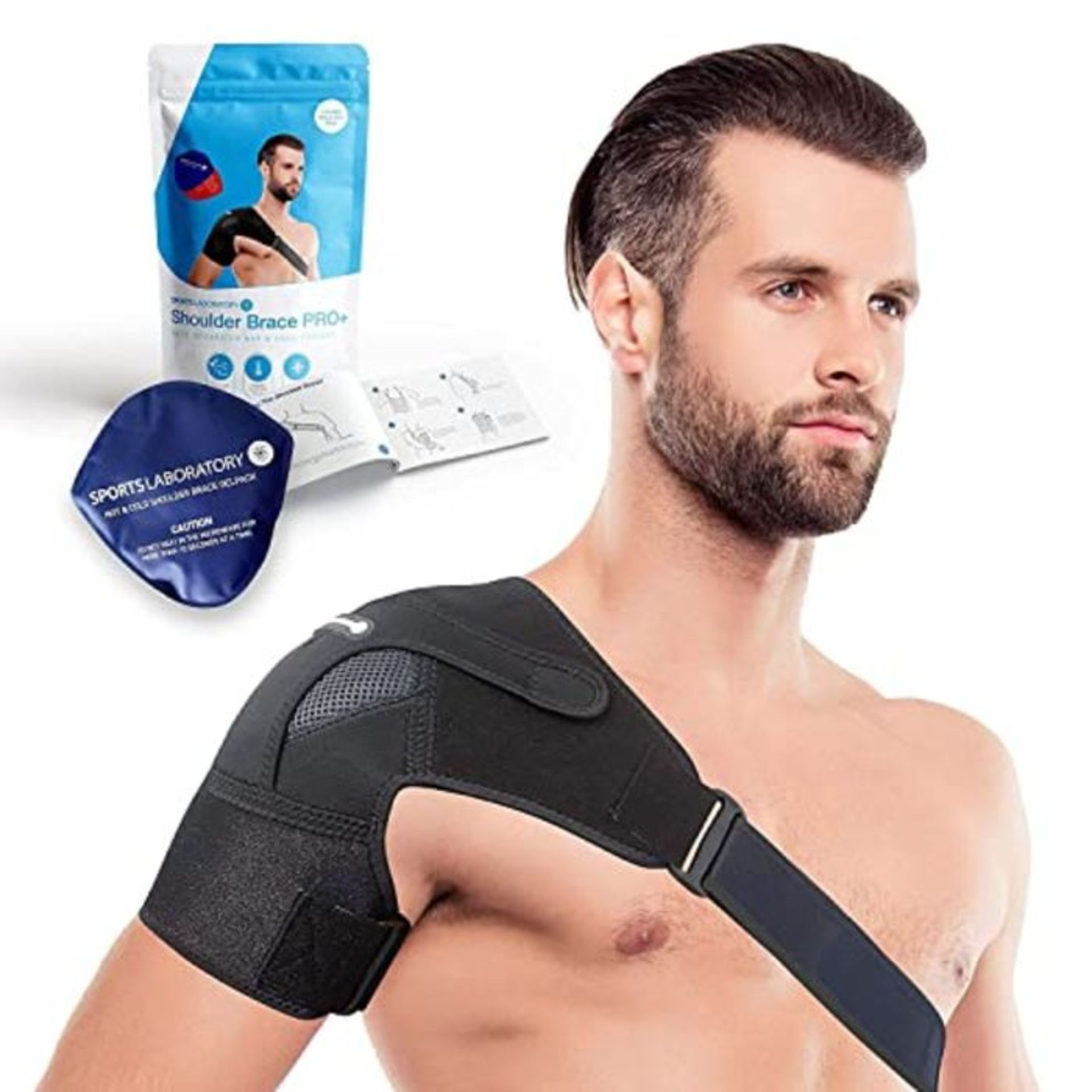 Sports Laboratory Shoulder Support for Women and Men, Shoulder Brace Includes Hot and