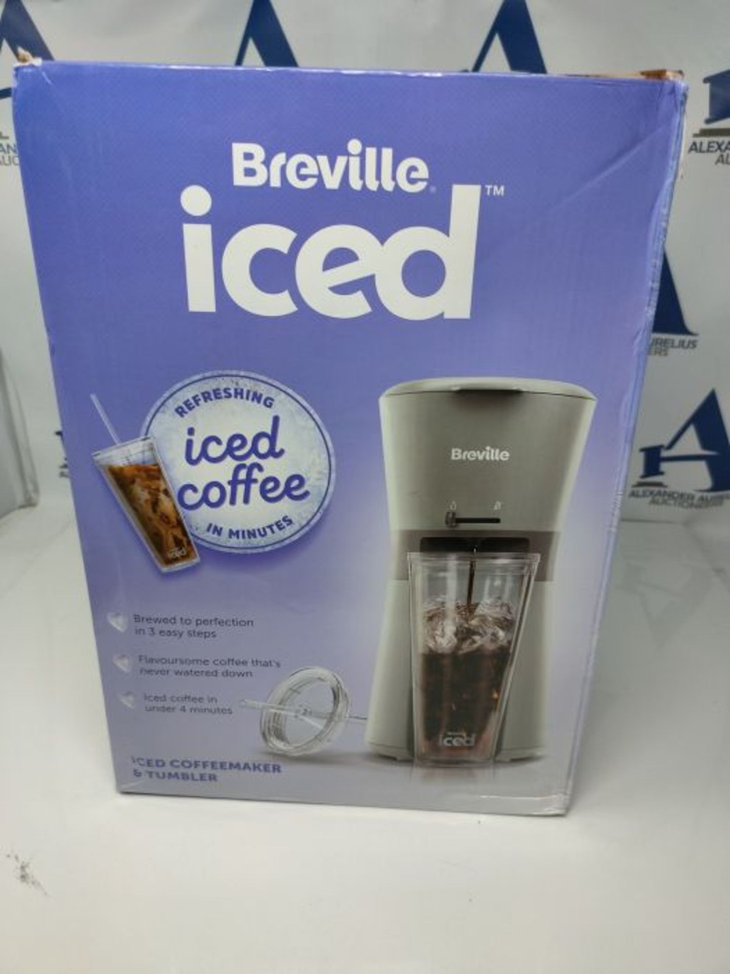 Breville Iced Coffee Maker | Plus Coffee Cup with Straw | Ready in Under 4 Minutes | G - Image 2 of 2