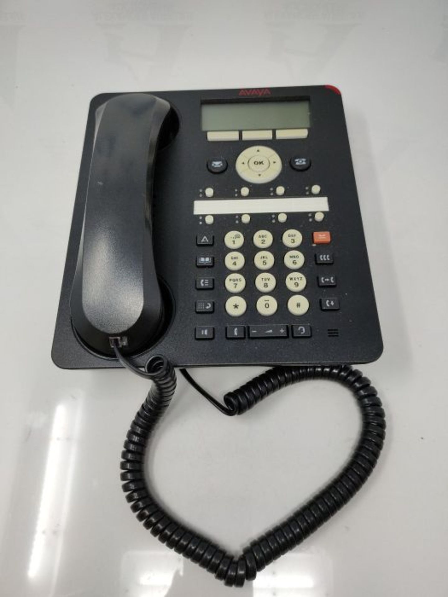 RRP £105.00 Avaya 1608-I BLK Desk Phone - Black - Image 5 of 9