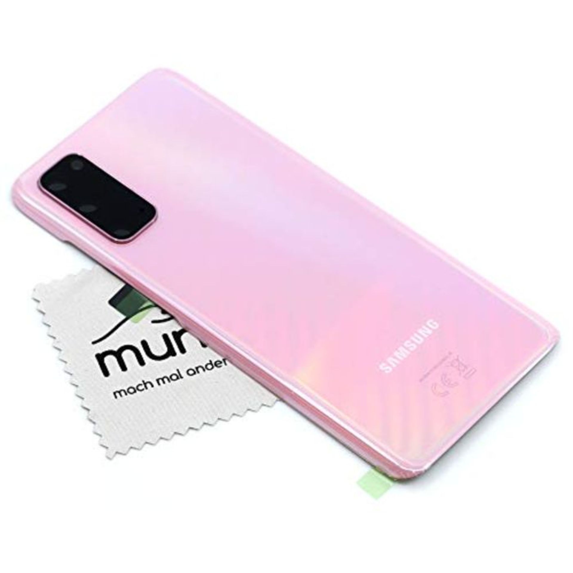 Battery Cover for Samsung Original for Samsung Galaxy S20 (G980F) Pink Back Cover with - Image 4 of 6