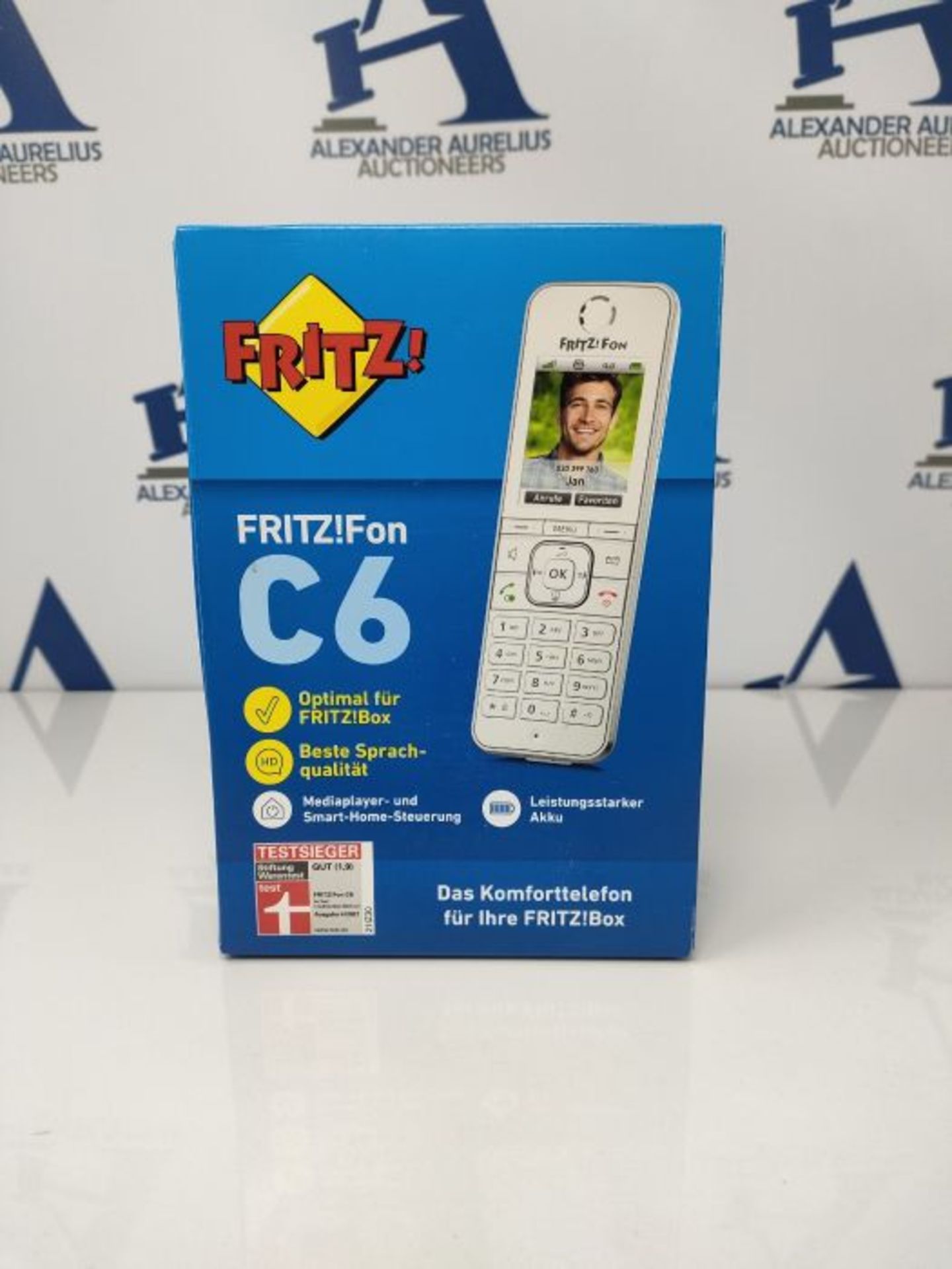 RRP £68.00 AVM FRITZ!Fon C6 DECT-Komforttelefon (hochwertiges Farbdisplay, HD-Telefonie, Internet - Image 4 of 9
