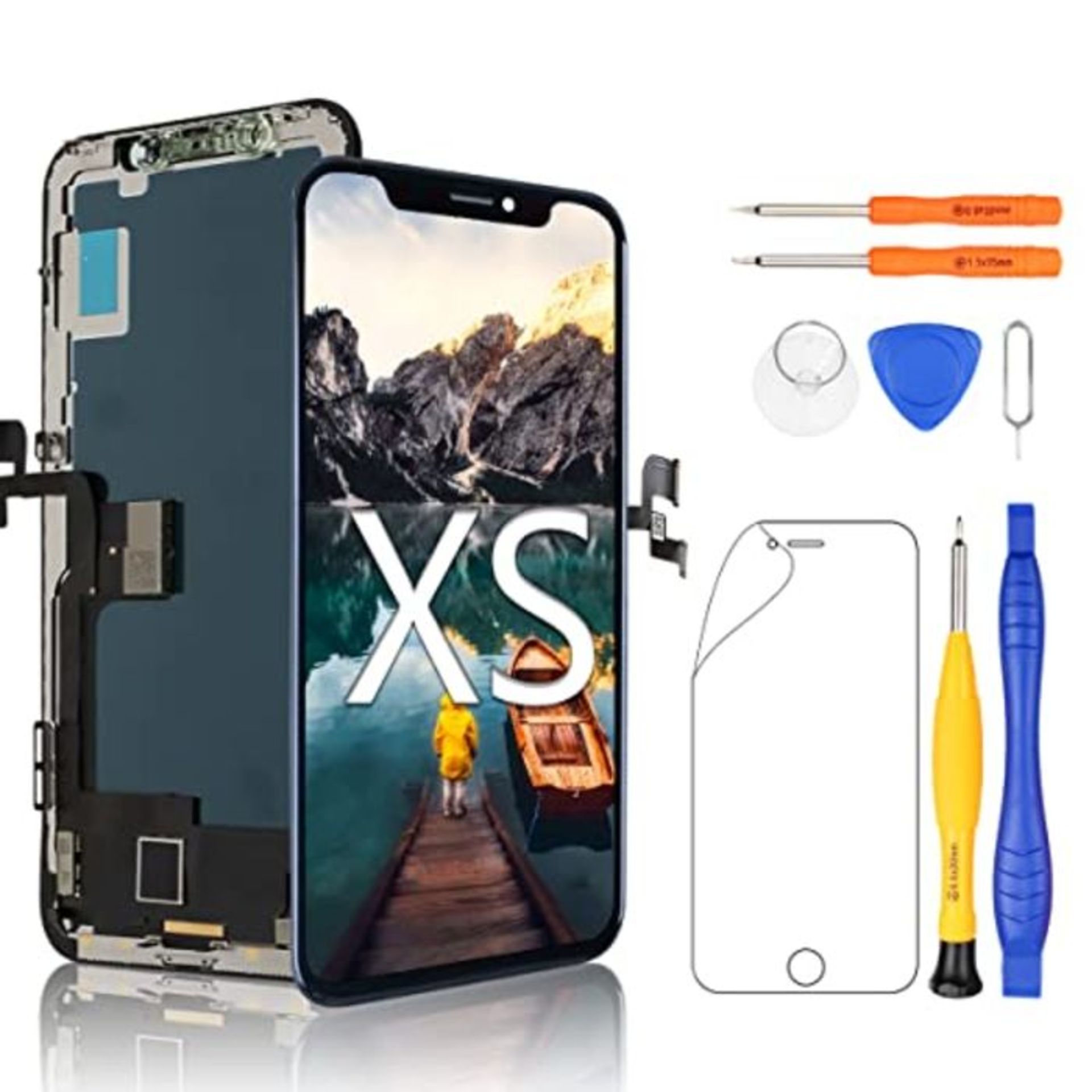 Yodoit for iPhone XS Screen Replacement 5.8" LCD Display Digitizer Touch Screen Assemb - Image 3 of 6