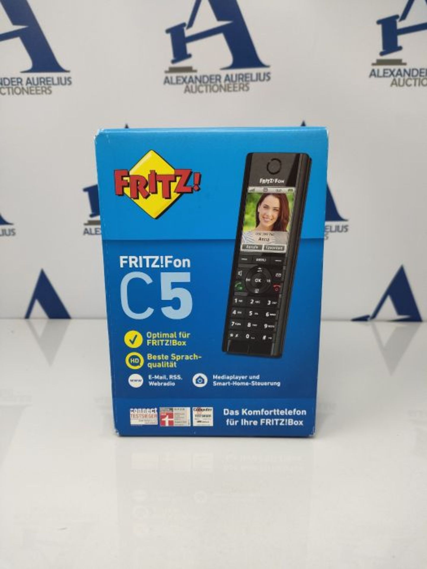 RRP £71.00 AVM FRITZ!Fon C5 DECT-Komforttelefon (hochwertiges Farbdisplay, HD-Telefonie, Internet - Image 4 of 9