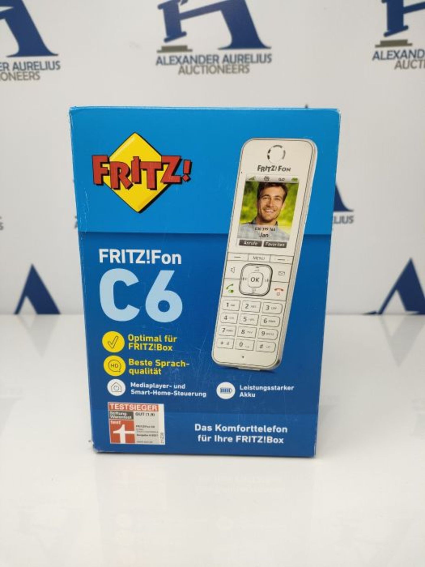 RRP £68.00 AVM FRITZ!Fon C6 DECT-Komforttelefon (hochwertiges Farbdisplay, HD-Telefonie, Internet - Image 2 of 9