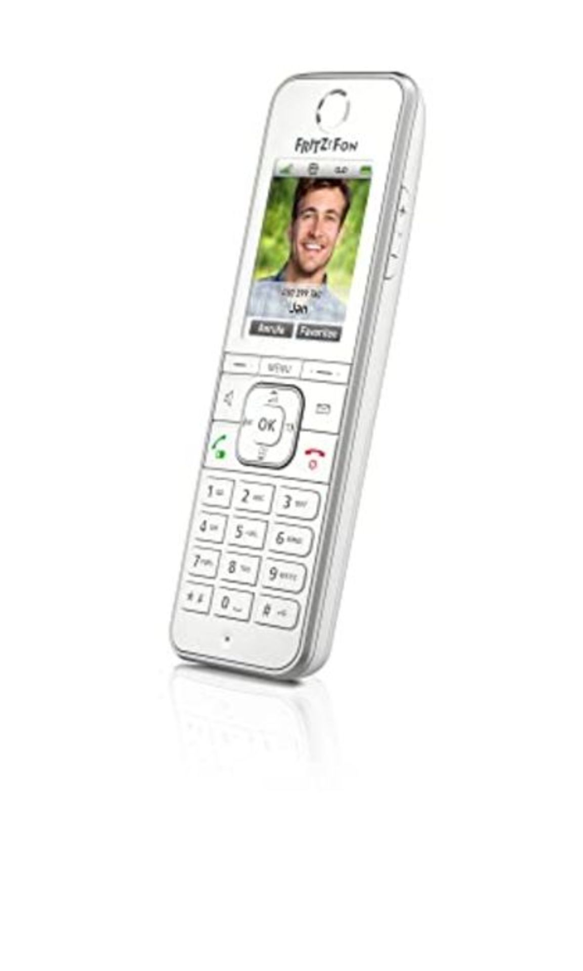 RRP £68.00 AVM FRITZ!Fon C6 DECT-Komforttelefon (hochwertiges Farbdisplay, HD-Telefonie, Internet - Image 7 of 9