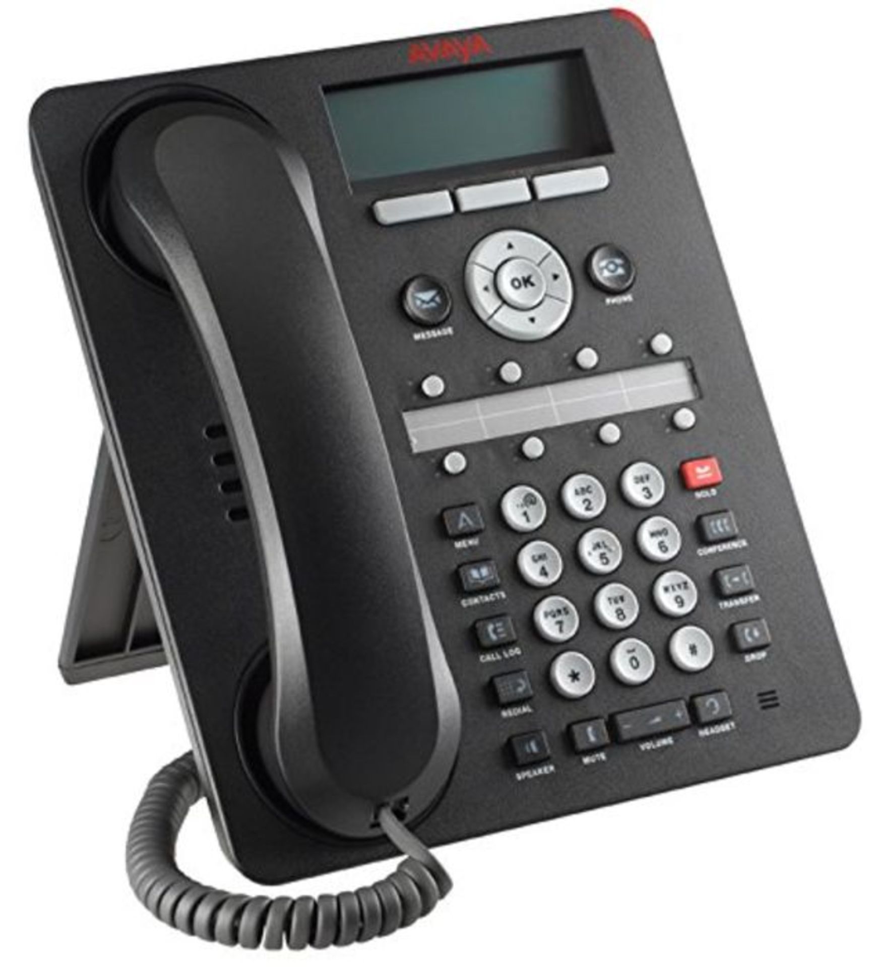 RRP £105.00 Avaya 1608-I BLK Desk Phone - Black - Image 6 of 9