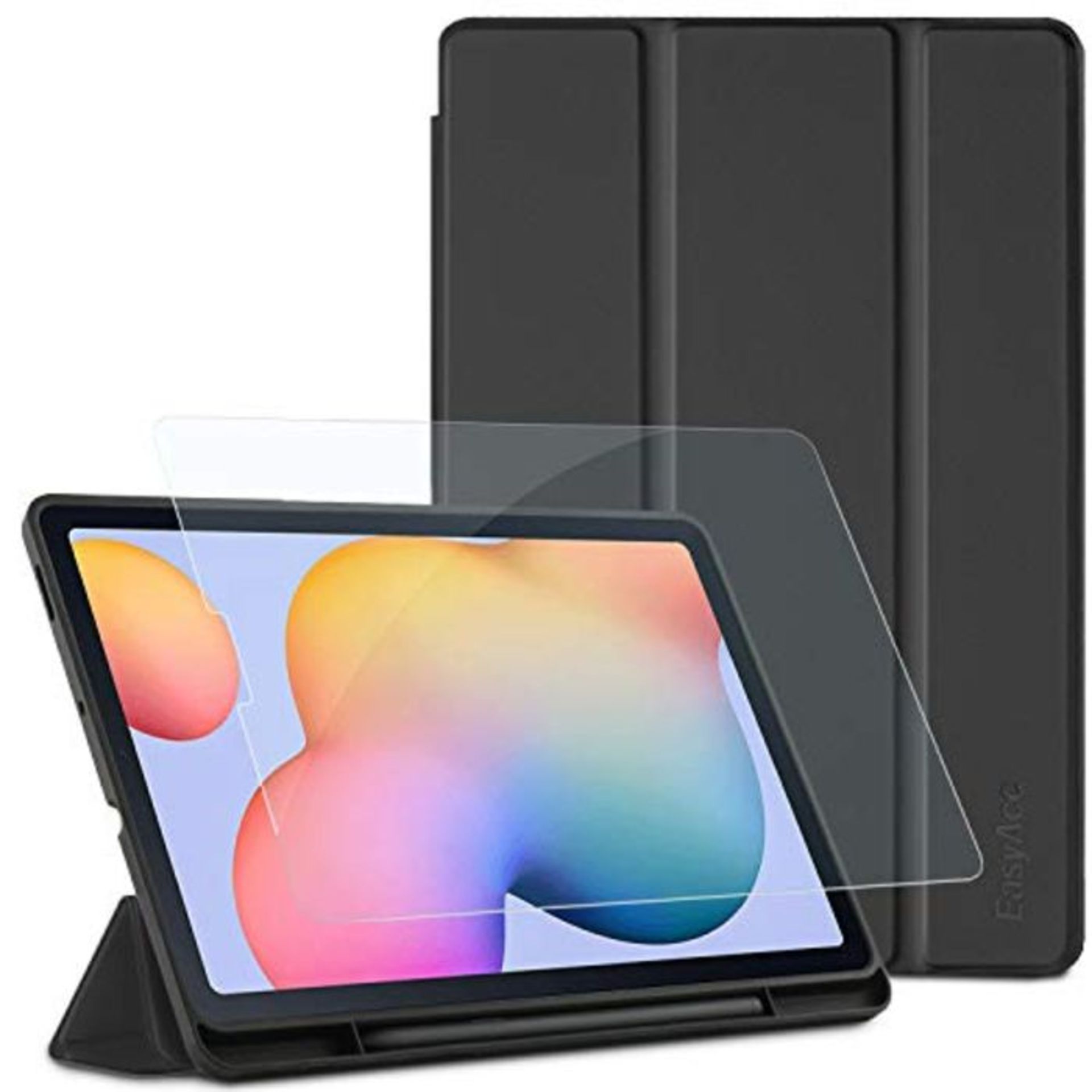 EasyAcc for Samsung Galaxy Tab S6 Lite 2020 case - Ultra thin with stand function Slim - Image 2 of 4