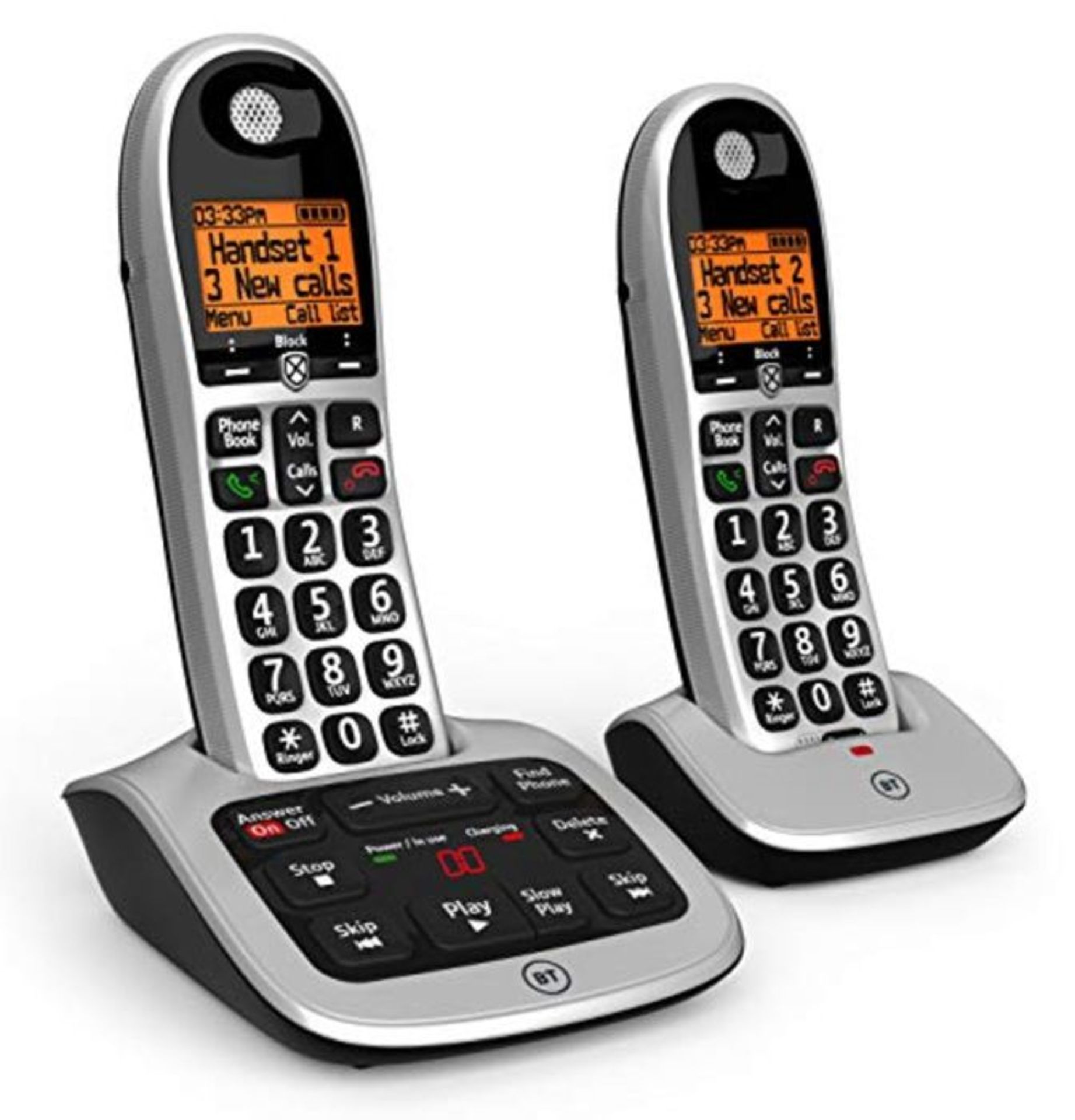 RRP £59.00 BT 4600 Big Button Advanced Call Blocker Home Phone with Answer Machine (Twin Handset