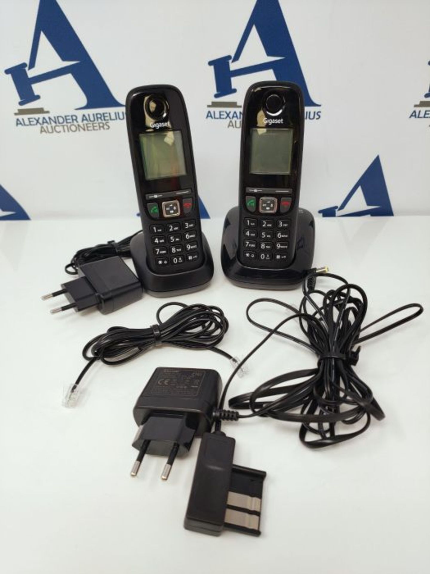 Gigaset AS470 Duo - TÃ©lÃ©phone fixe sans fil - 2 combinÃ©s - Noir