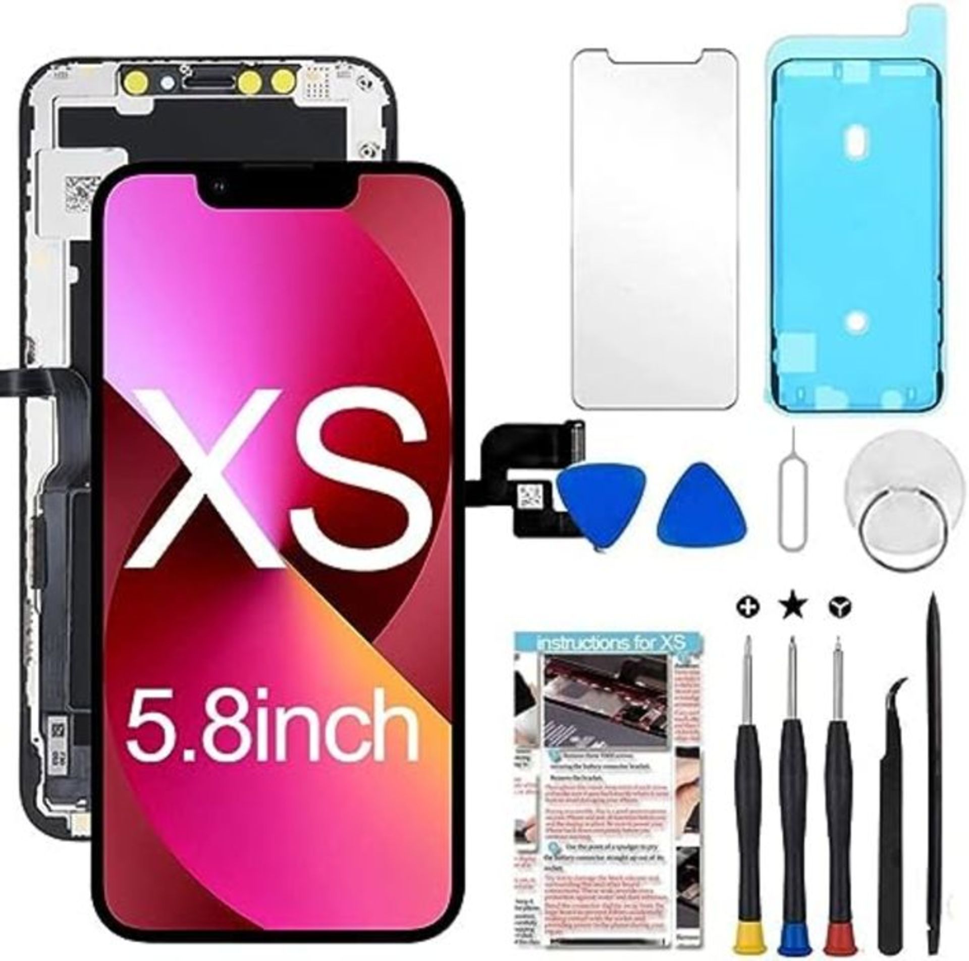 Fixerman for iPhone XS Screen Replacement LCD 5.8 inch Touch Screen Display Digitizer - Image 4 of 6