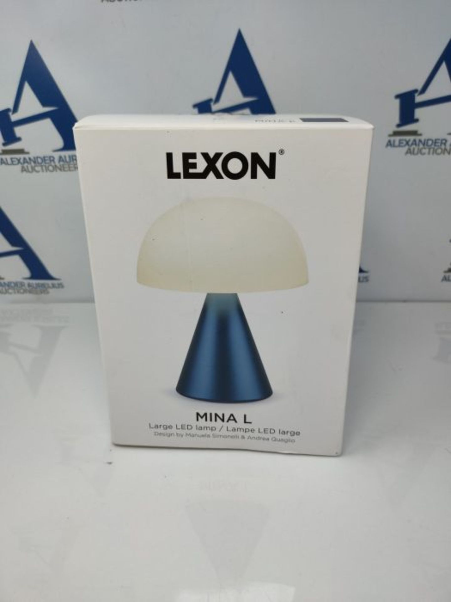 Lexon Mina L Large LED Portable Lamp - Dark Blue - Image 2 of 3