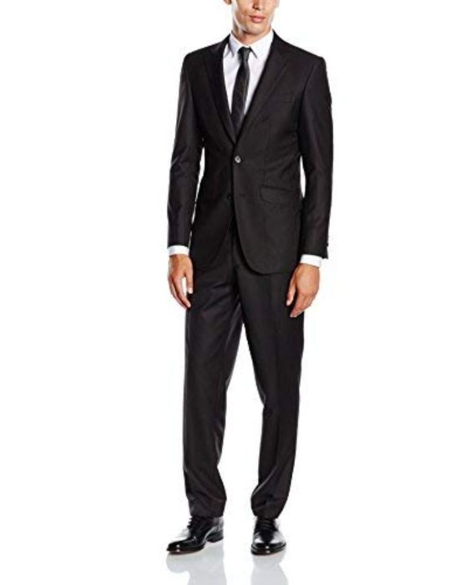 RRP £56.00 BlueBlack Men's Slim Fit Suit Lorenzo, Black (schwarz 69), 46
