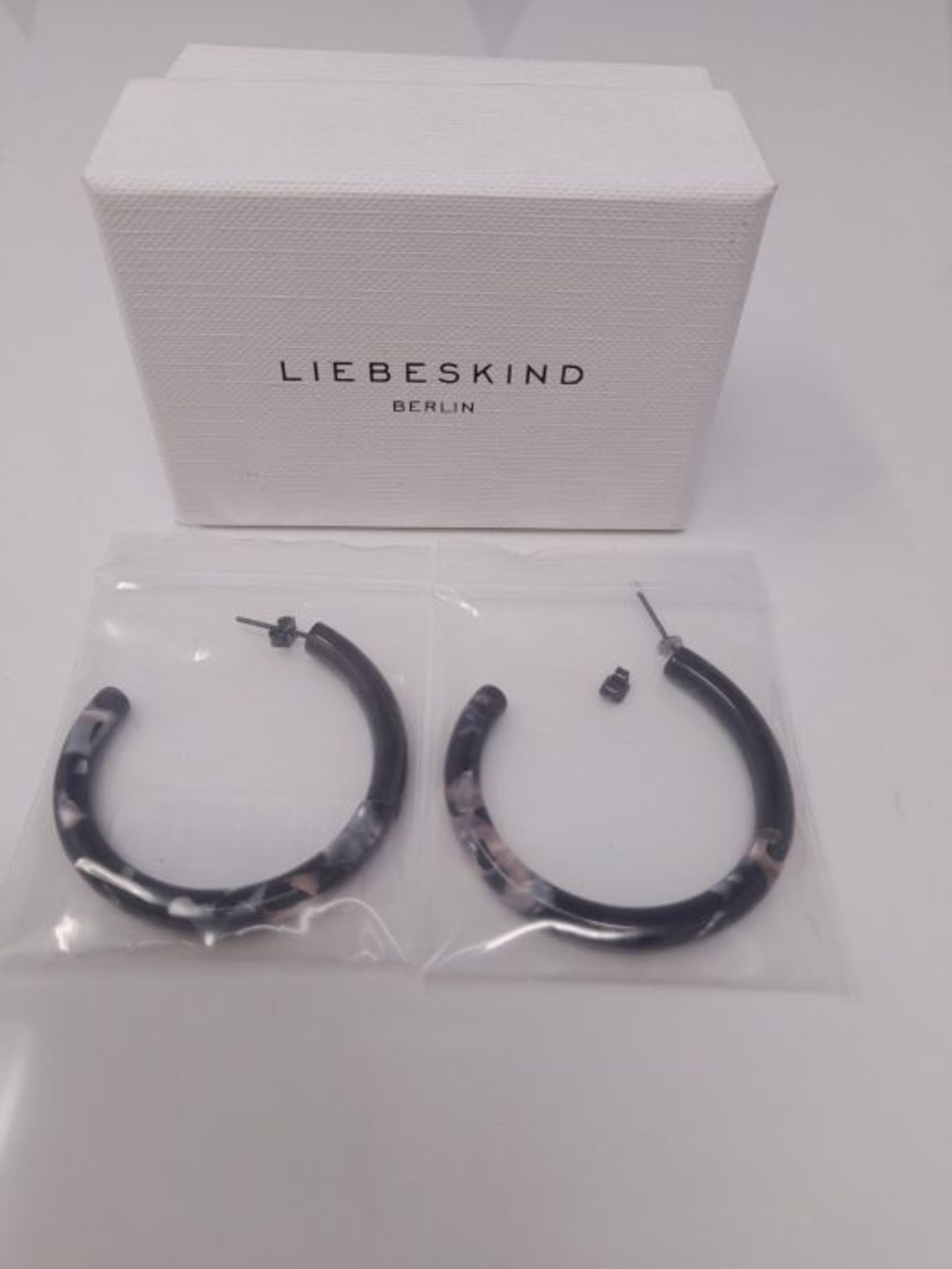 [CRACKED] Liebeskind Berlin Women's Creole Earrings Stainless Steel, Standard, Stainle - Image 2 of 3