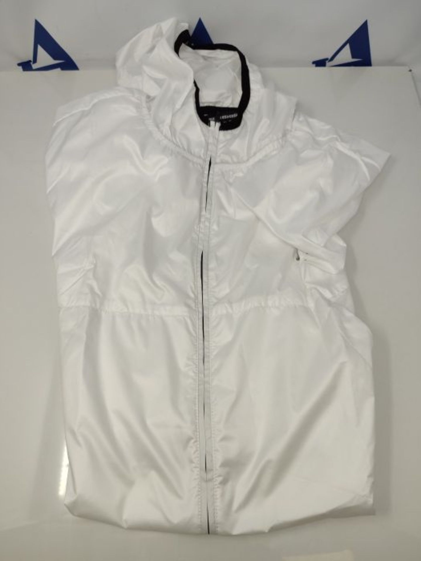 Amazon Essentials Full-Zip Packable Windbreaker Sweat-Shirt, Blanc, M - Image 2 of 3