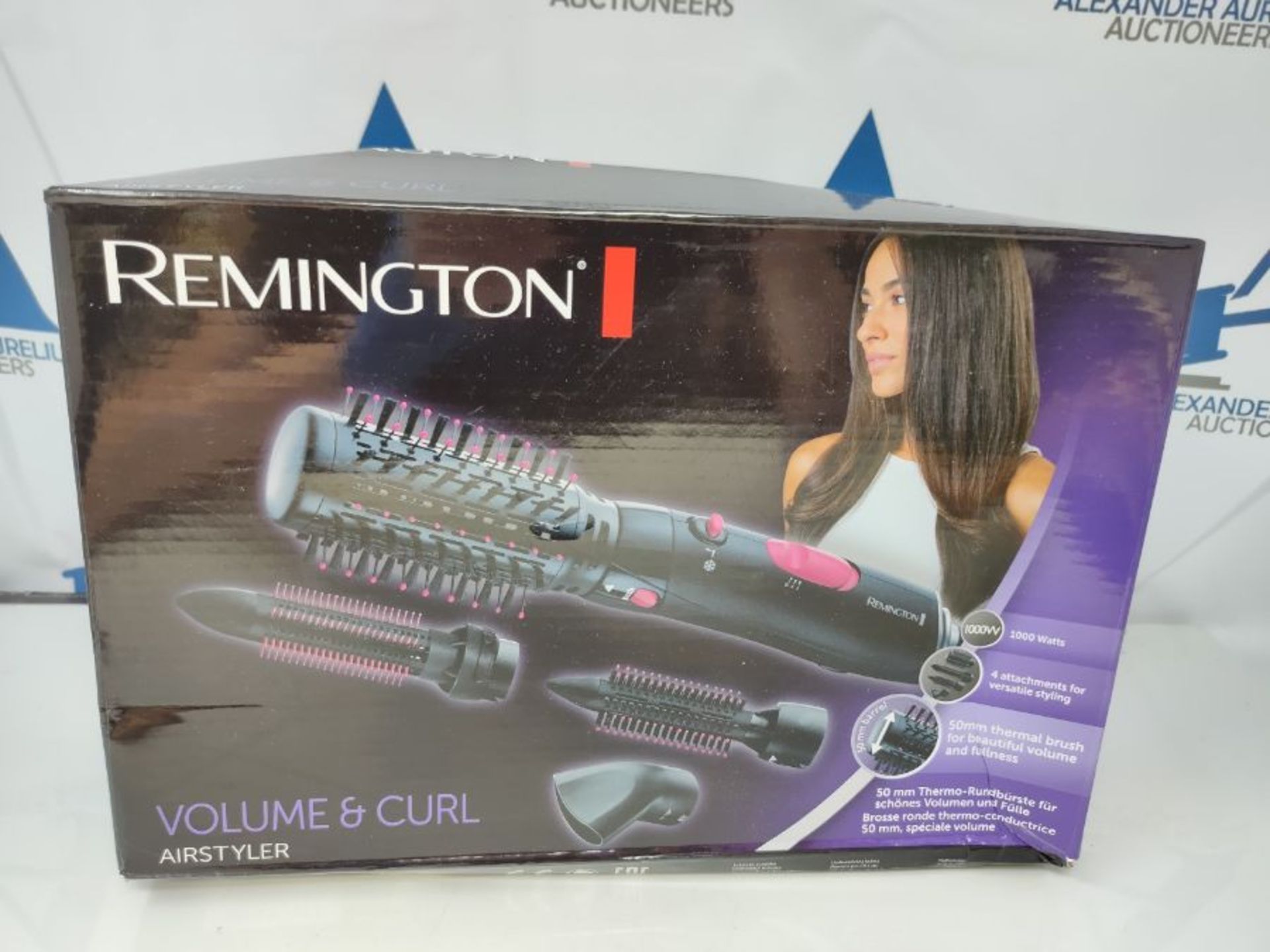 Remington AS7051 Volume and Curl Air Styler, Black/ Pink - Image 2 of 3