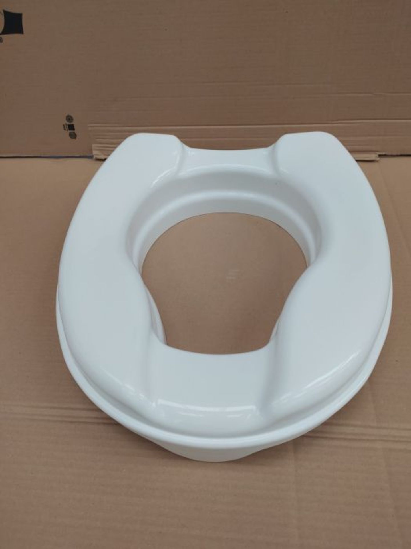 Homecraft Savanah Raised Toilet Seat without Lid, Elongated & Elevated Lock Seat Suppo - Image 2 of 2