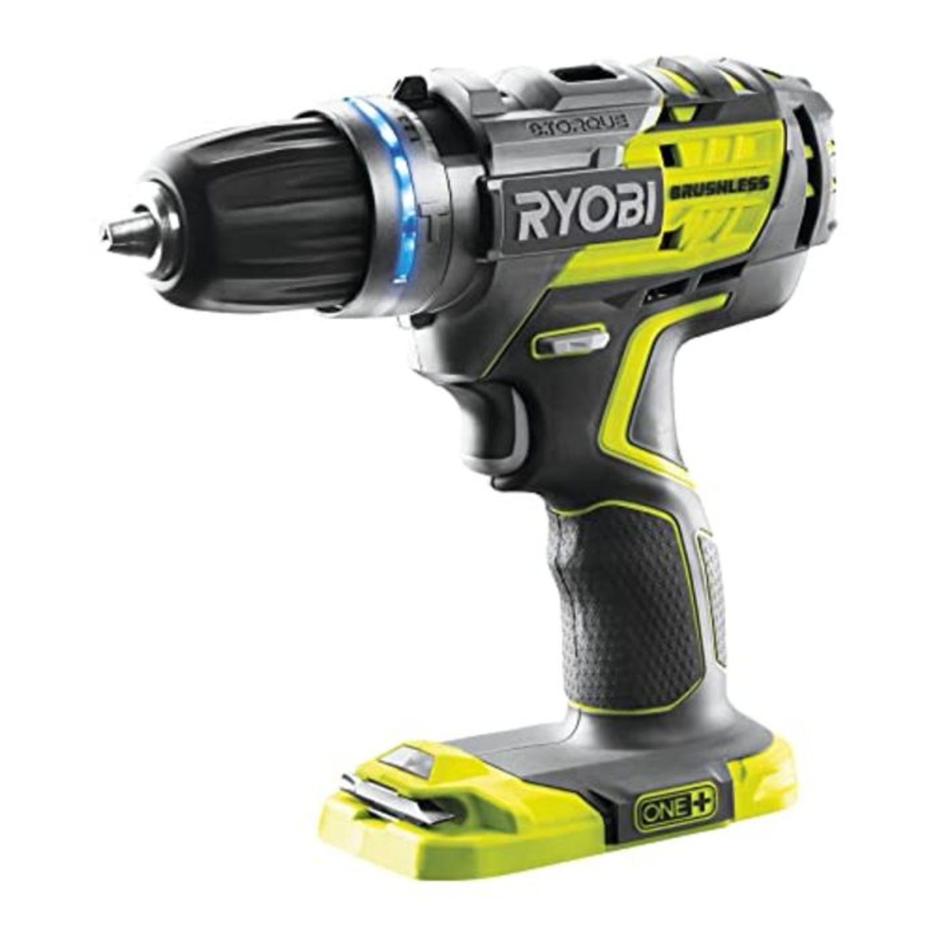 RRP £103.00 Ryobi R18PDBL-0 ONE+ Cordless Brushless Percussion Drill (Body Only), 18 V