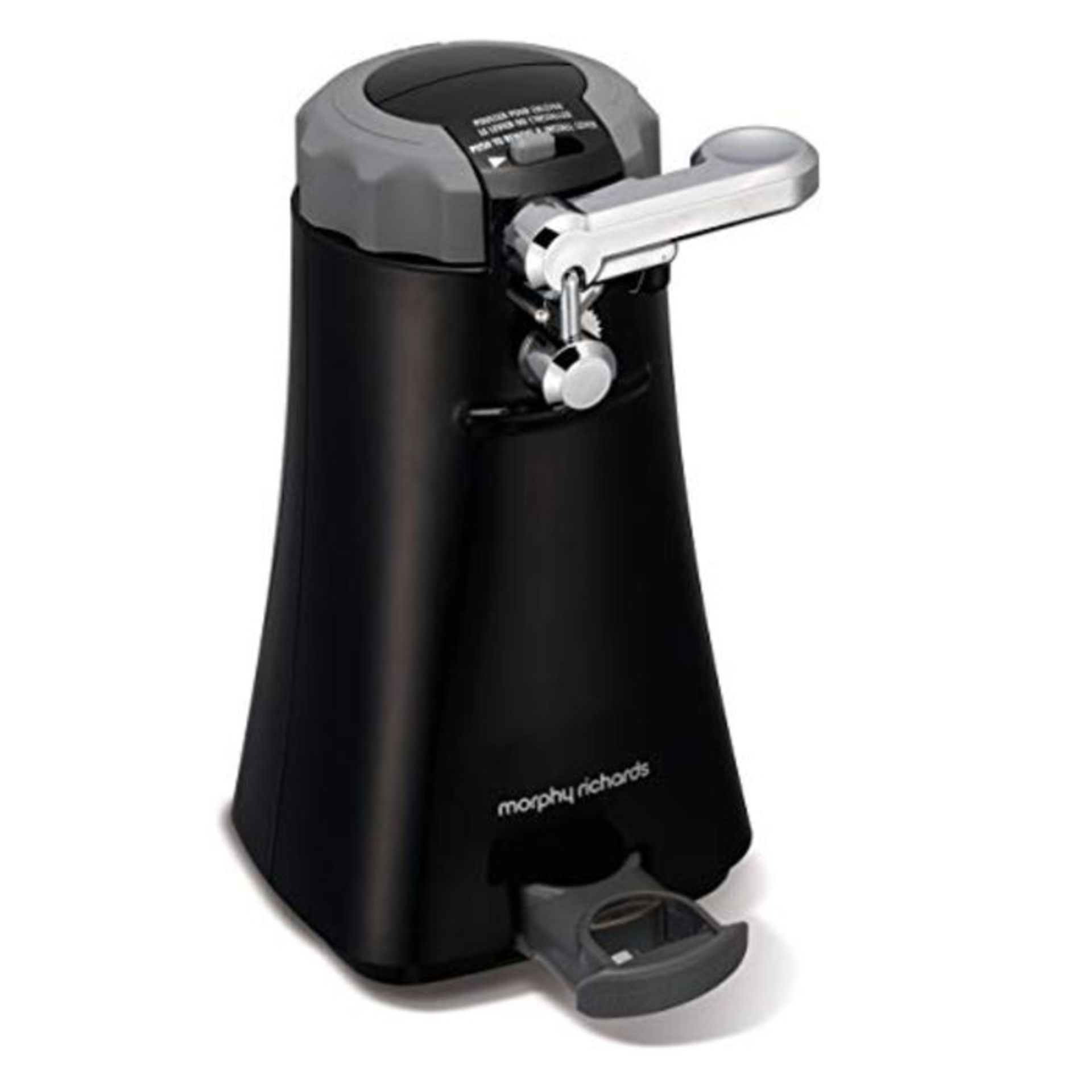 Morphy Richards Multifunction Can Opener 46718 Black Tin Opener