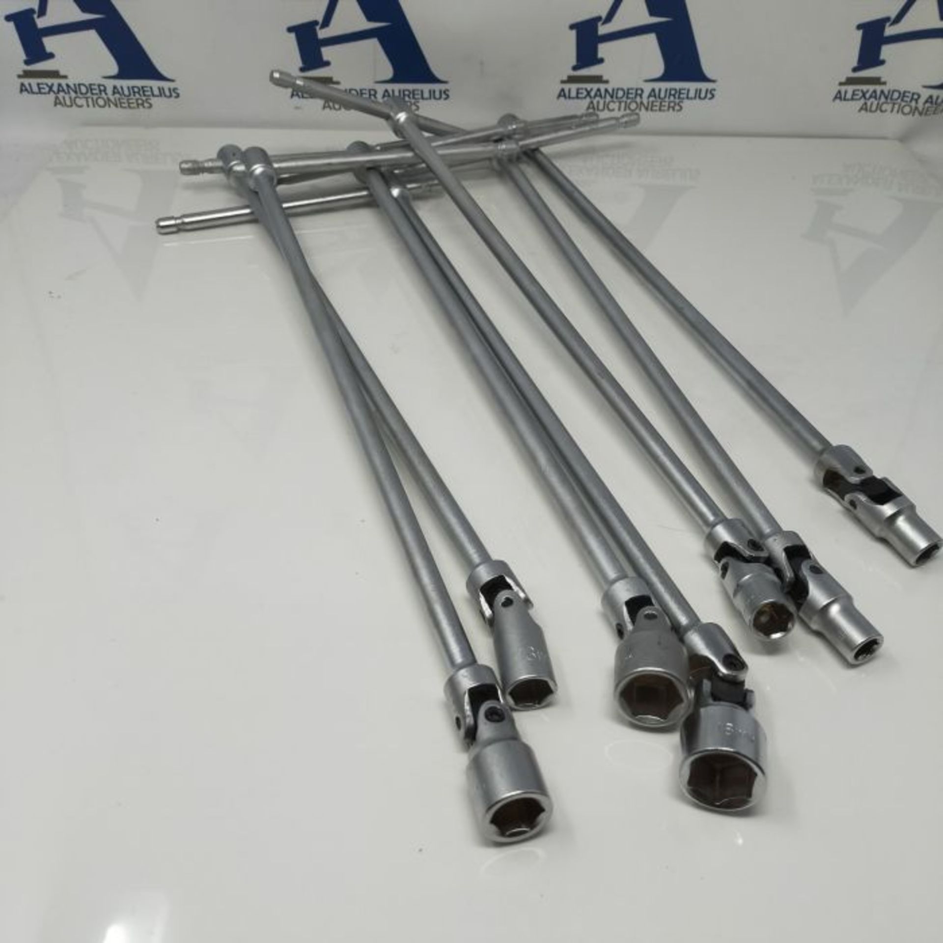 RRP £151.00 Beta 952/D7 Set of 7 T-Shaped Wrenches with Hexagonal Jointed Socket - Image 2 of 3