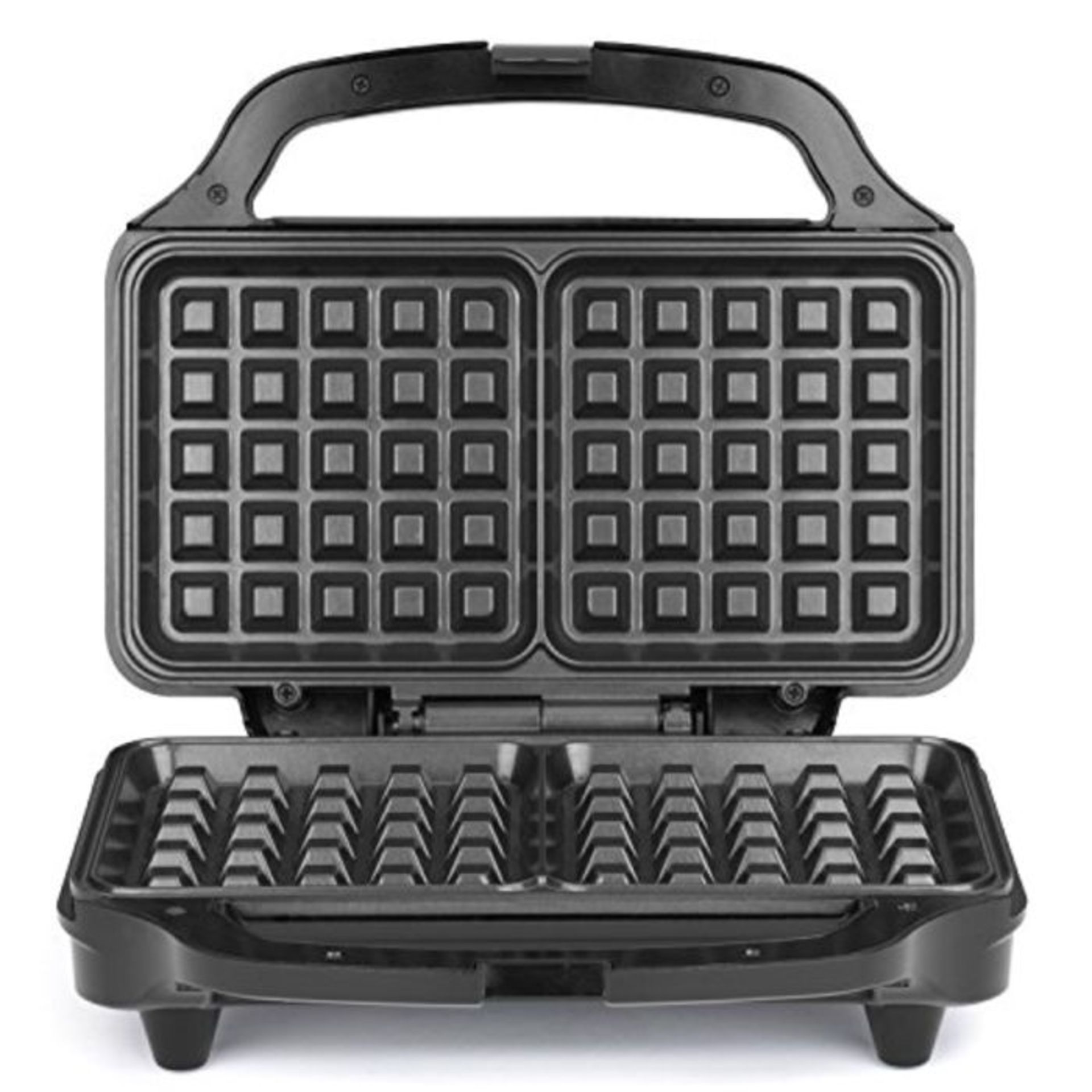 Salter EK2249 Deep Fill Waffle Maker Iron with XL Non-Stick Cooking Plates,900 ,Auto T