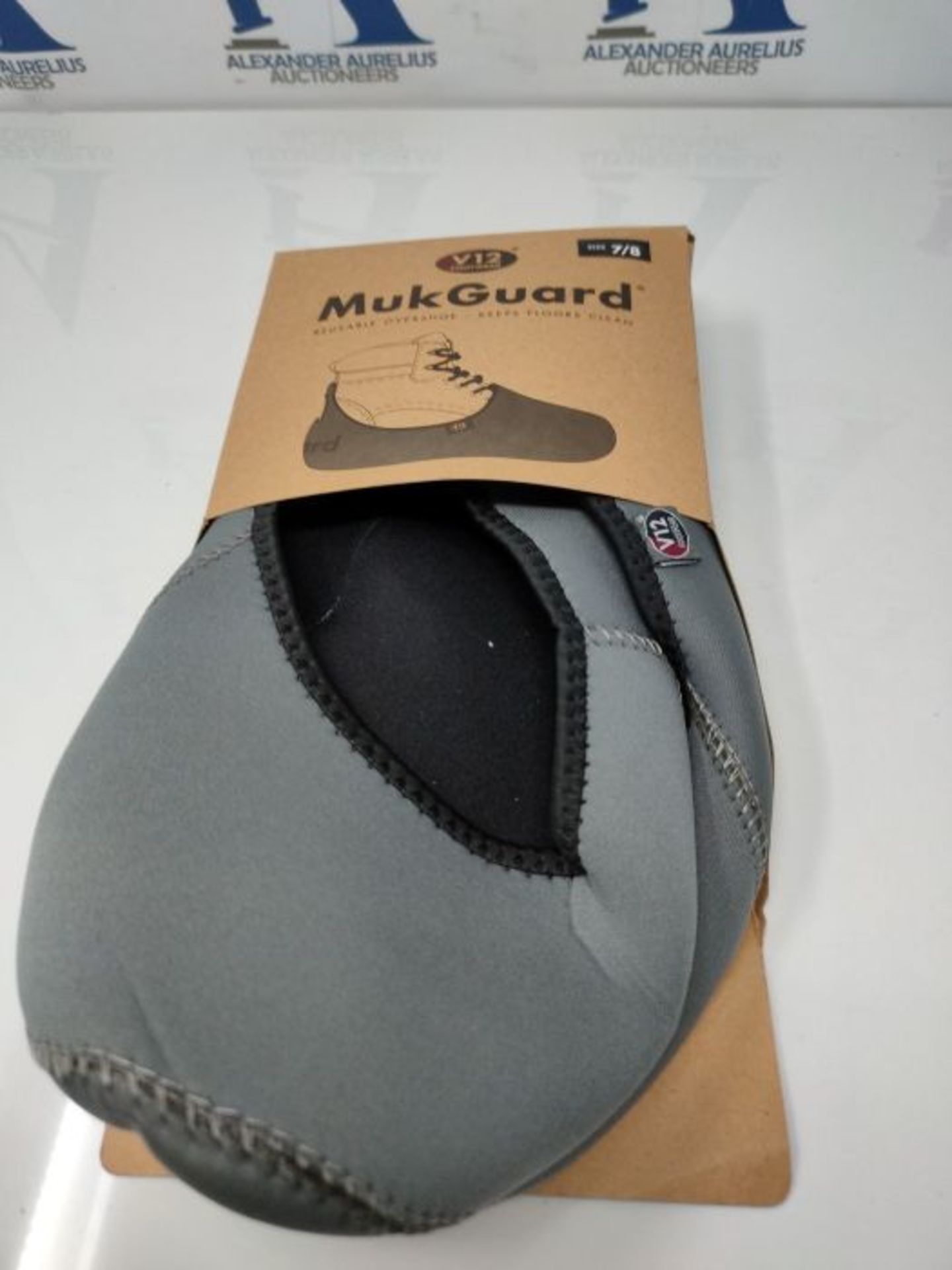 V12 V1503 MukGuard, Reusable Slip Resistant Neoprene Overshoe, M (07/08), Grey - Image 2 of 3