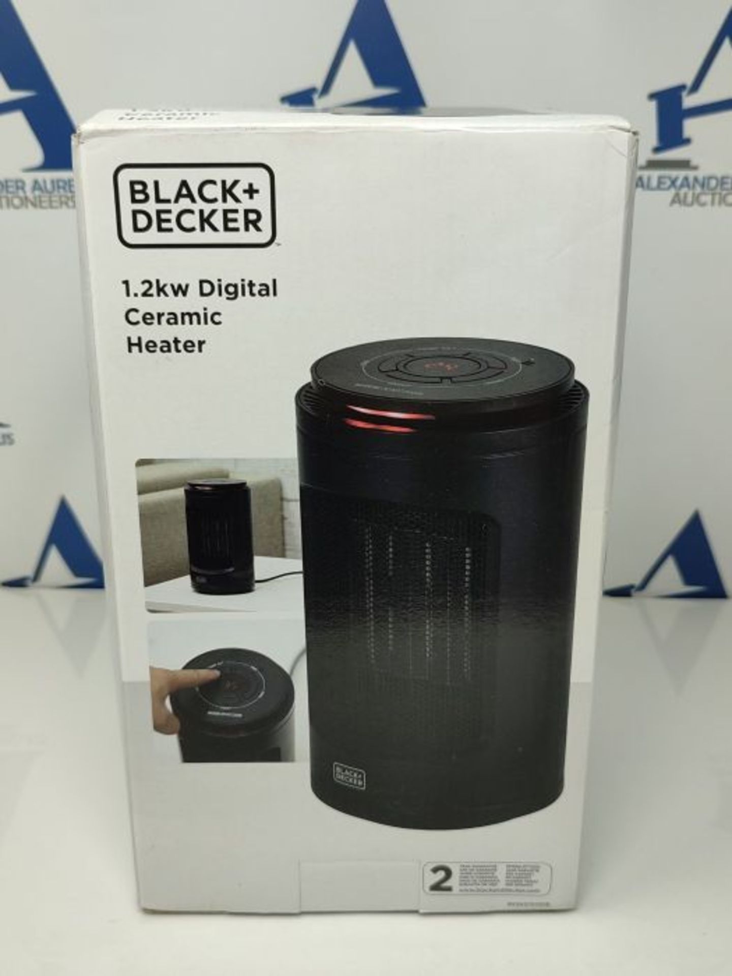BLACK+DECKER BXSH37013GB Digital Ceramic Tower Heater with Climate Control, 9 Hour Tim - Image 2 of 3