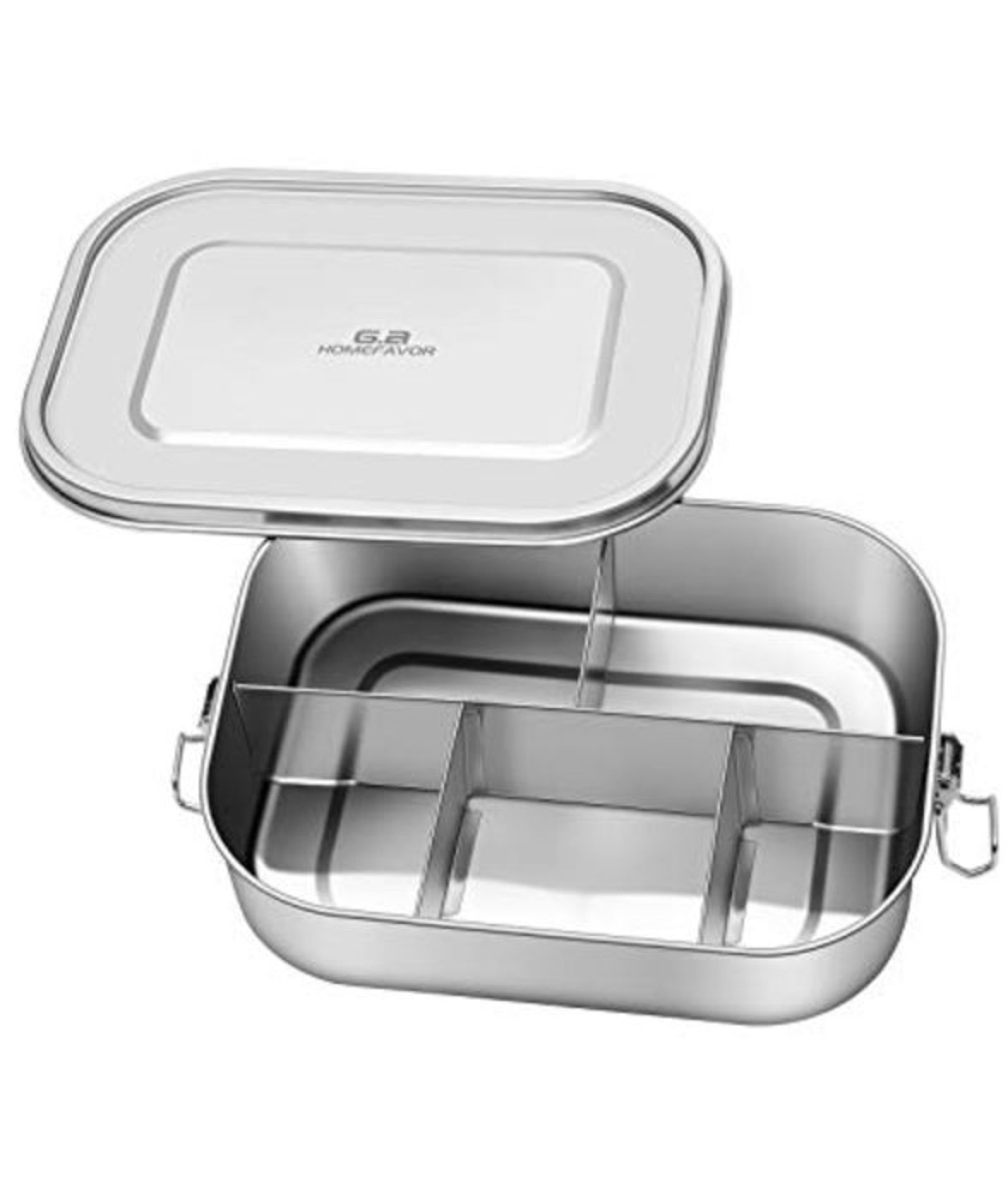 G.a HOMEFAVOR 1400ML Stainless Steel Lunch Box Bento Box, Leakproof Metal Lunch Box Sa