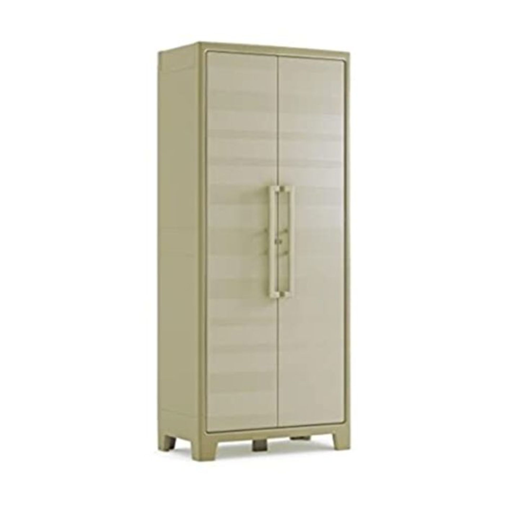 RRP £105.00 Kis Gulliver 9750000 0462 02 Plastic Cupboard, Low, 1 Piece, Beige