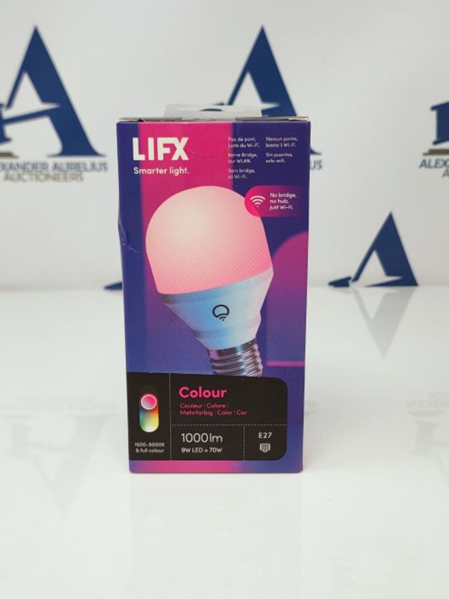 LIFX Colour 1000lm LED Bulb, Bianco - Image 2 of 3