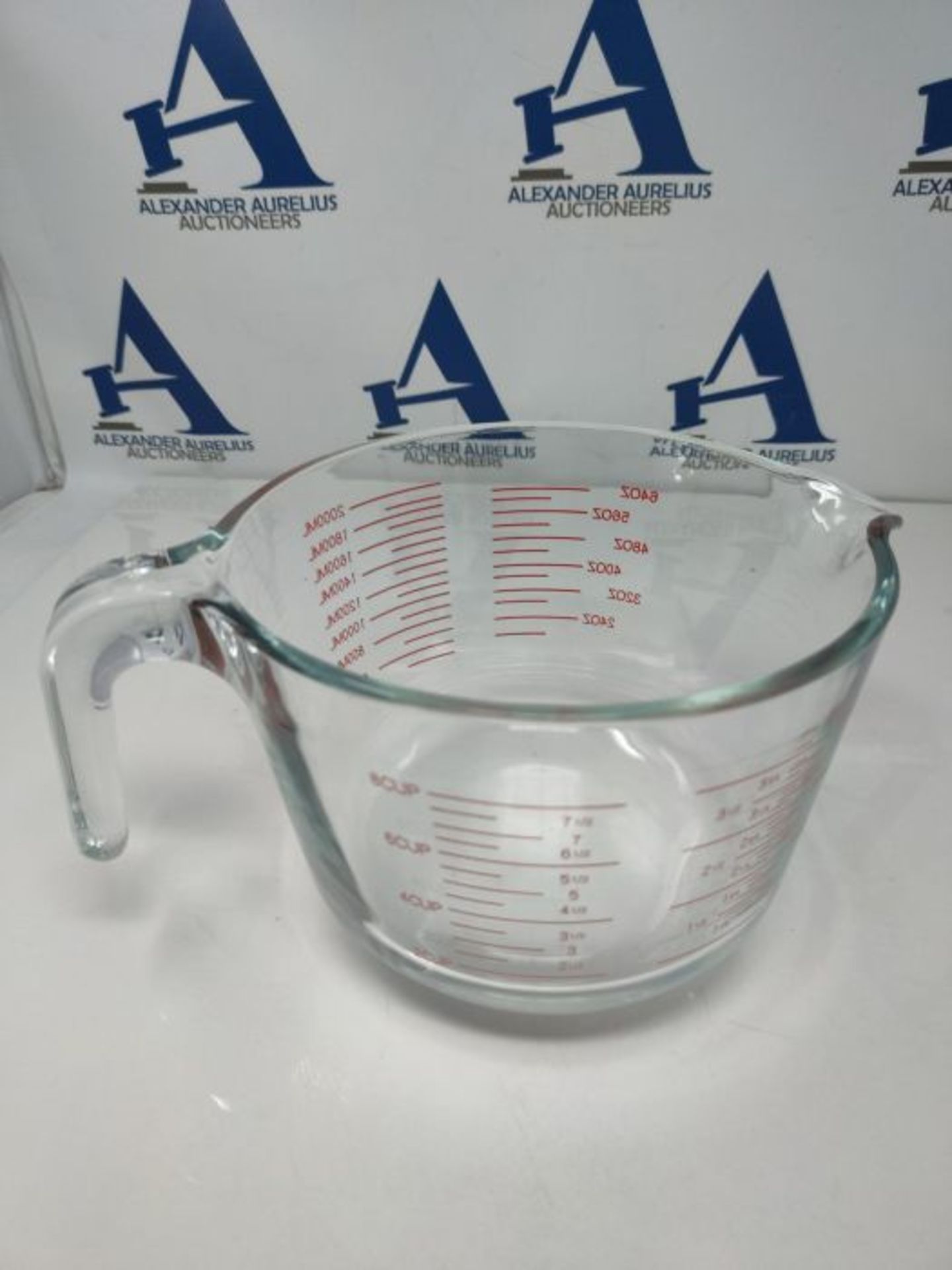 AmazonCommercial LMC200 Glass Measuring Cup, 8 Cup Capacity (2 Liters) - Image 3 of 3