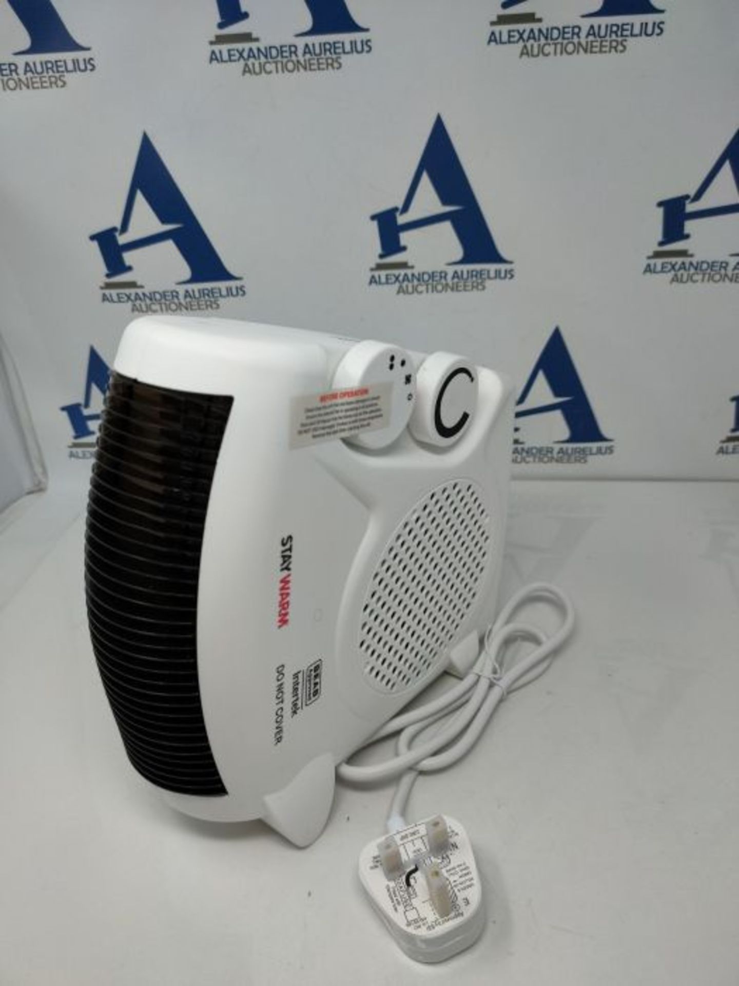 STAYWARM® 2000w Upright and Flatbed Fan Heater with 2 Heat Settings / Cool Blow Fan / - Image 3 of 6