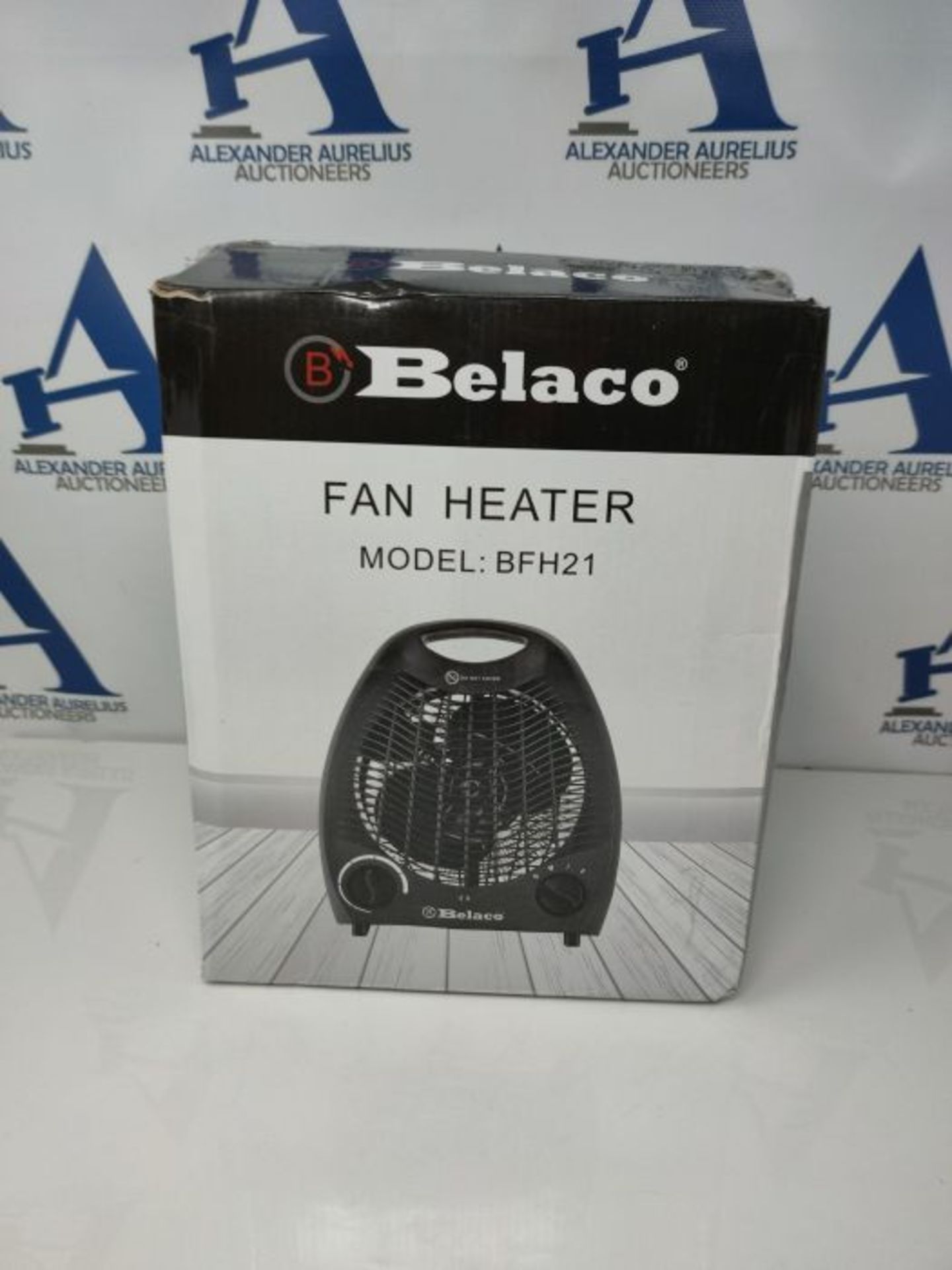 Belaco Fan Heater 2 Heat Settings 1000/2000W Electric Heaters Overheat Protection BFH2 - Image 5 of 6