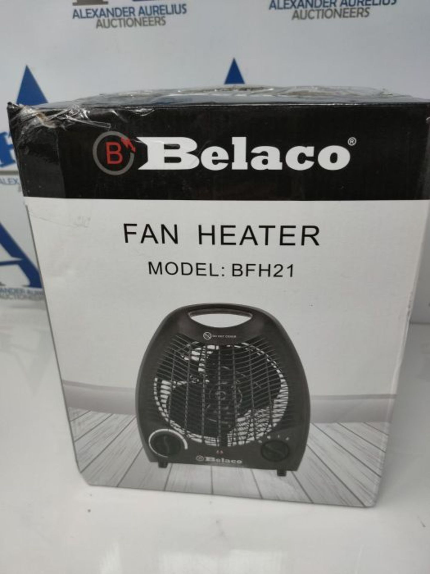 Belaco Fan Heater 2 Heat Settings 1000/2000W Electric Heaters Overheat Protection BFH2 - Image 5 of 6