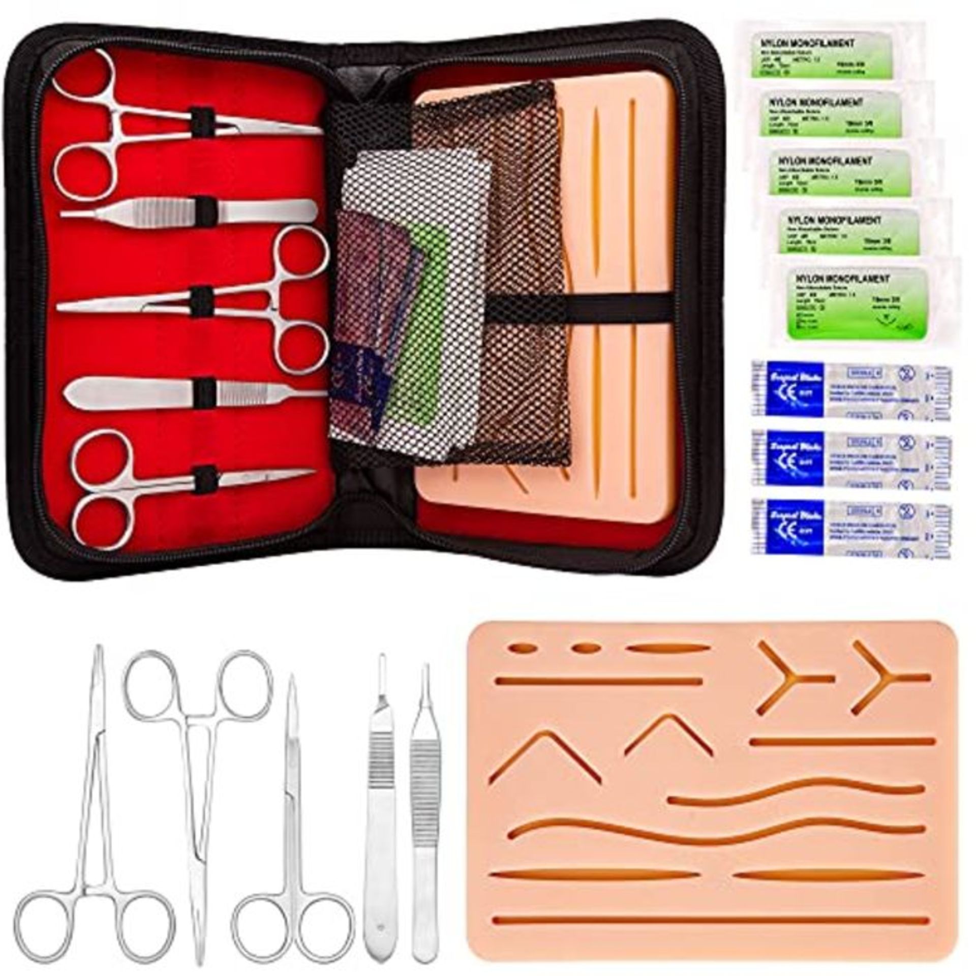 Kit di sutura medica di sopravvivenza per studenti  Kit di sutura pratica per sutur