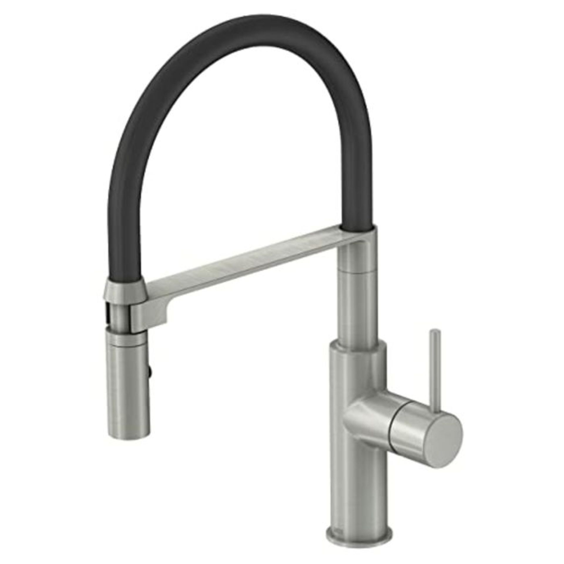 RRP £107.00 Lenz 46070422 NALU Sink Mixer tap, Matte Nickel