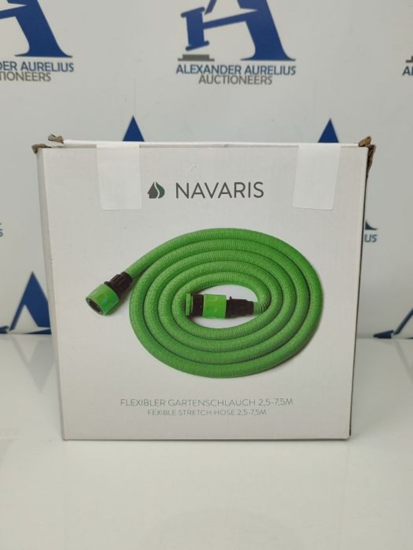 Navaris 7.5m Expandable Garden Hose - Flexible Water Pipe with Double Latex Core, 7 Pa - Image 2 of 3