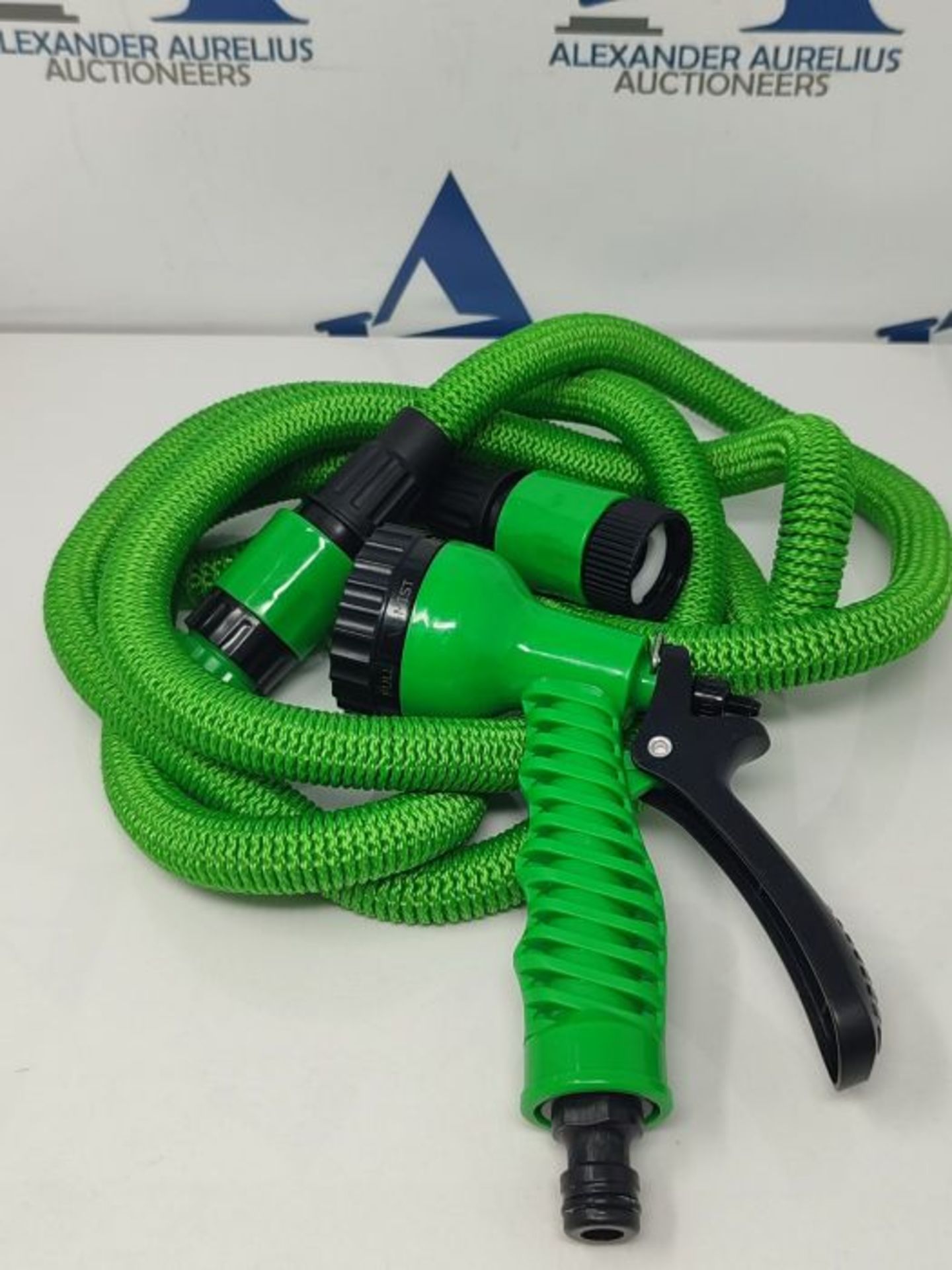 Navaris 7.5m Expandable Garden Hose - Flexible Water Pipe with Double Latex Core, 7 Pa - Image 3 of 3
