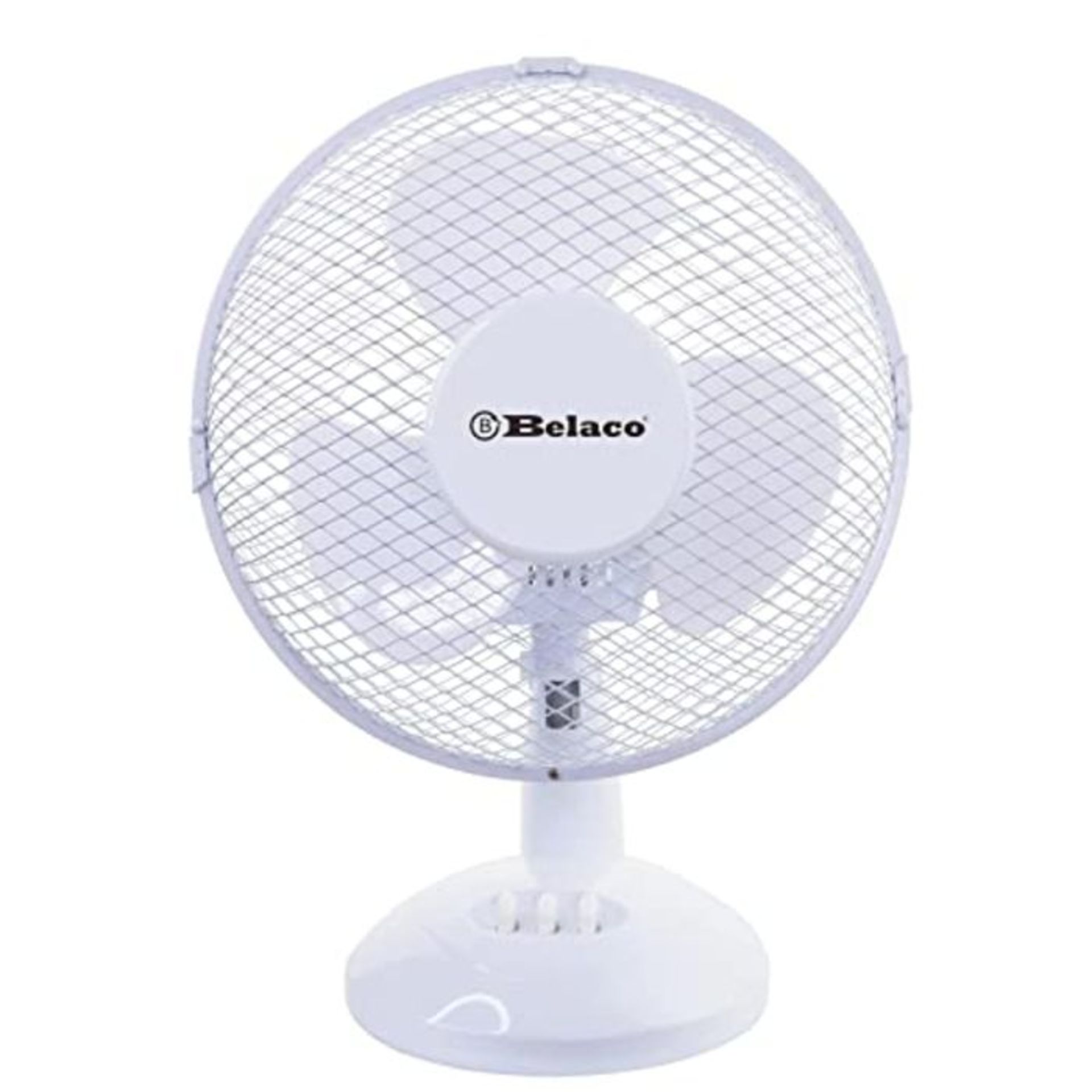 Belaco 9inch Table Fan Desk Fan with 2 Speed Oscillating cooling fan Stand Fan Low Noi - Image 4 of 6