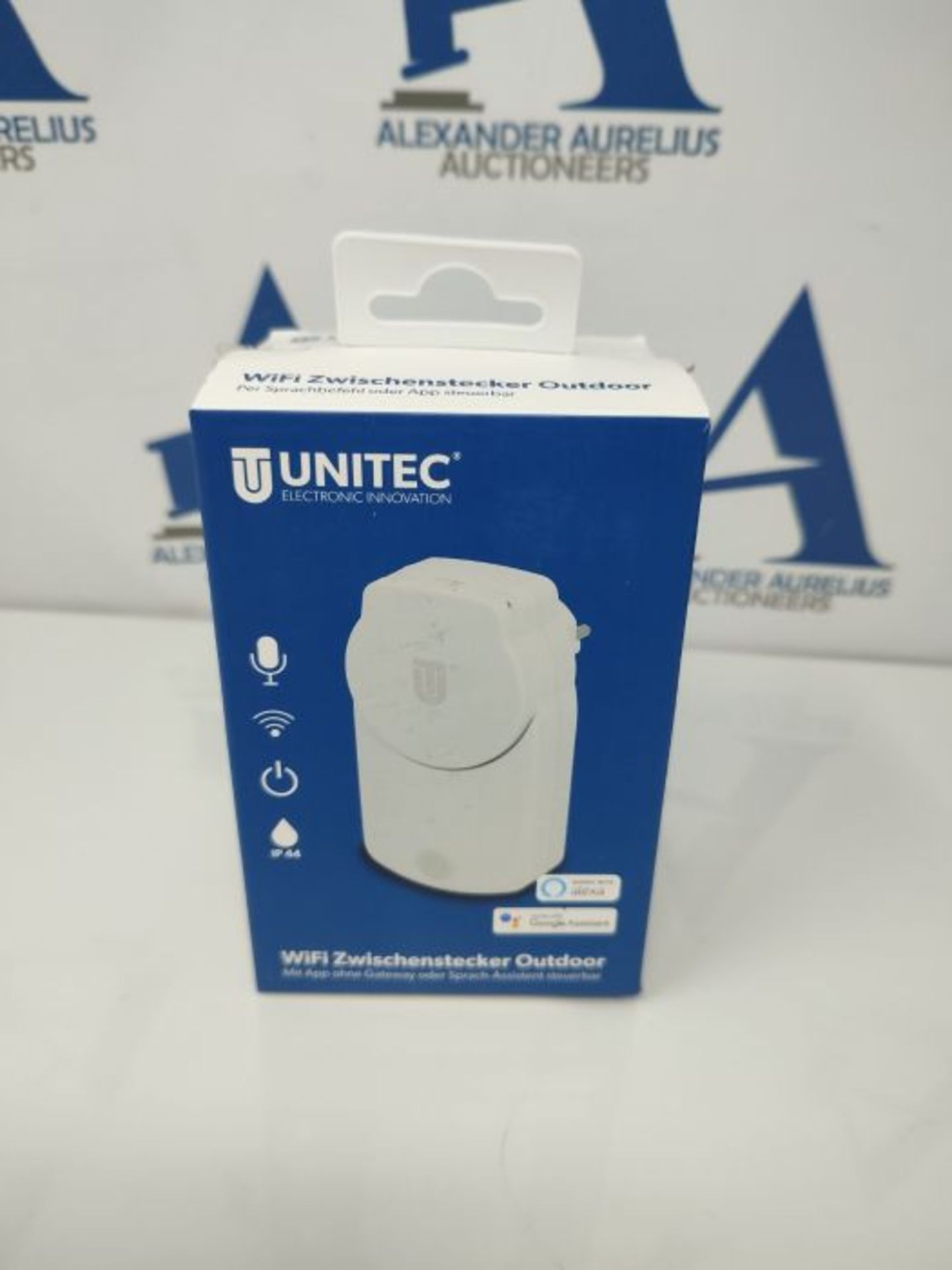 UNITEC WIFI Zwischenstecker Outdoor, WLAN Smart Steckdose, mit Timer und Zeitschaltuhr