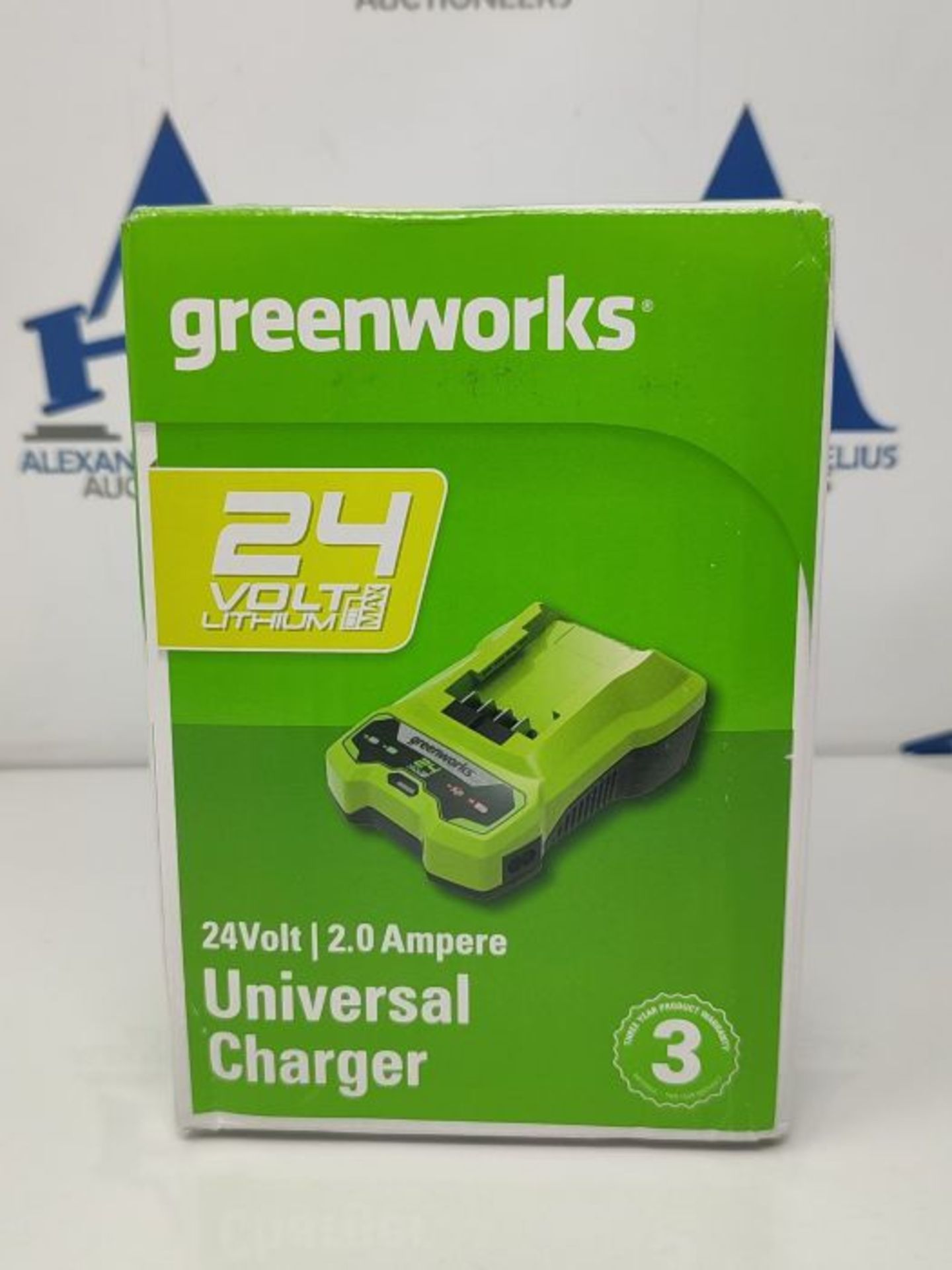 Greenworks Tools Battery Charger G24C (Li-Ion 24 V 48 W Output Suitable for all Batter - Image 2 of 3