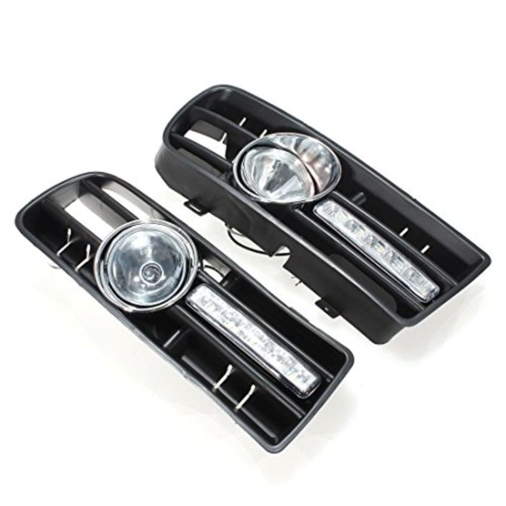 Geniric Geniric Clear Len Fog Light &amp; LED Daytime Running Light Grill